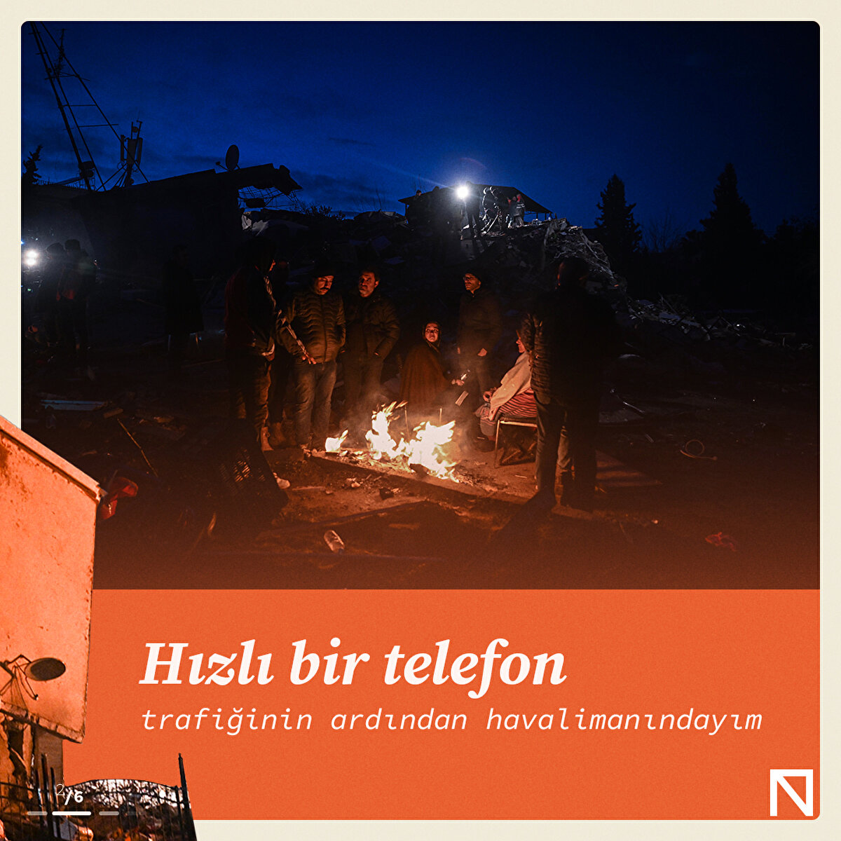 Hızlı bir telefon trafiğinin ardından havalimanındayım