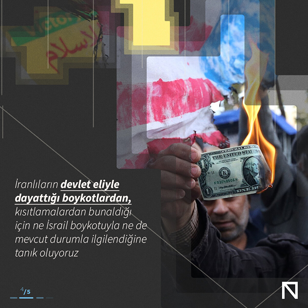 İranlıların devlet eliyle dayattığı boykotlardan, kısıtlamalardan bunaldığı için ne İsrail boykotuyla ne de mevcut durumla ilgilendiğine tanık oluyoruz