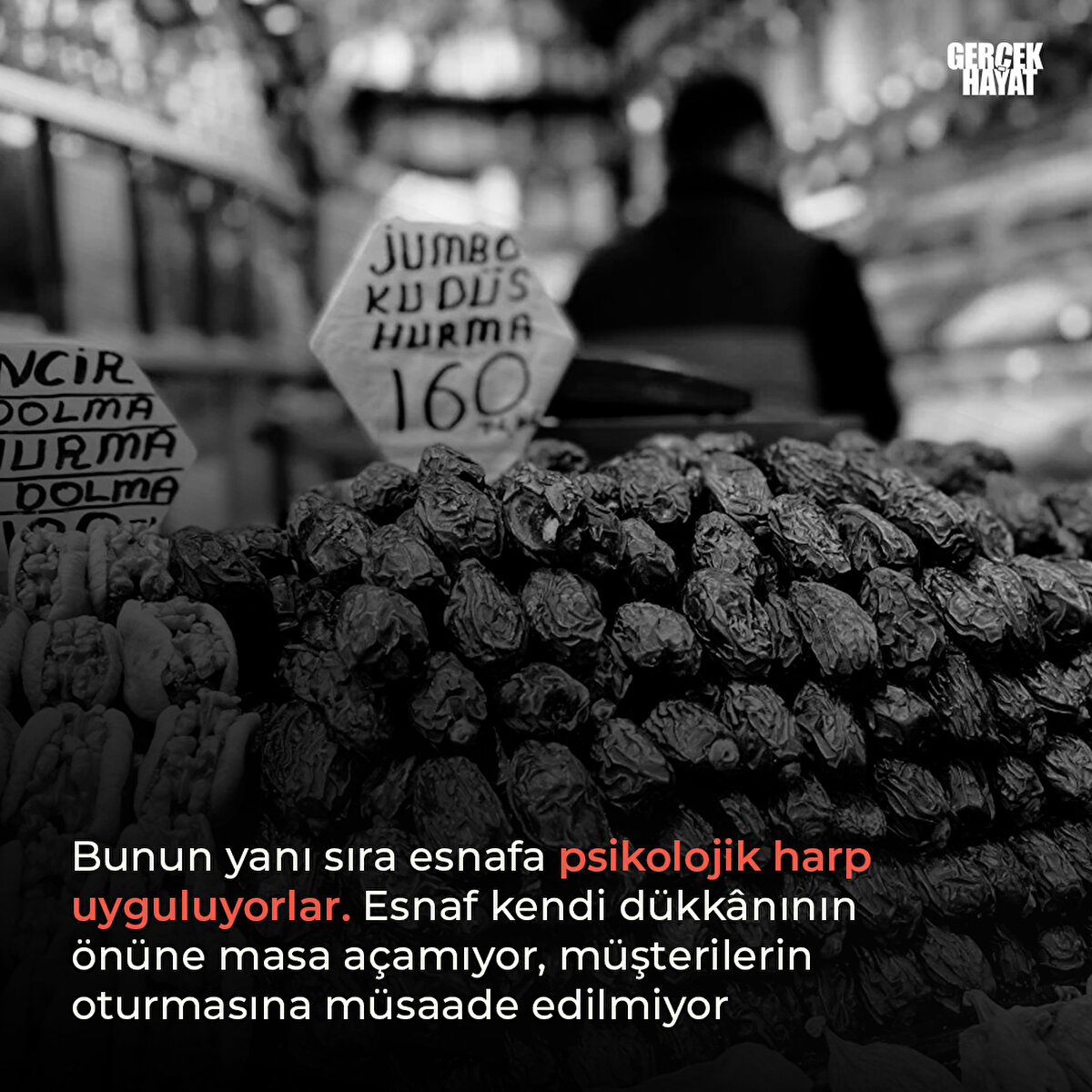 Esnaf kendi dükkânının önüne masa açamıyor, müşterilerin oturmasına müsaade edilmiyor