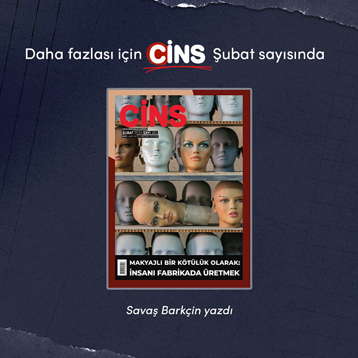 Savaş Barkçin yazdı

Devamı Cins Şubat sayısında