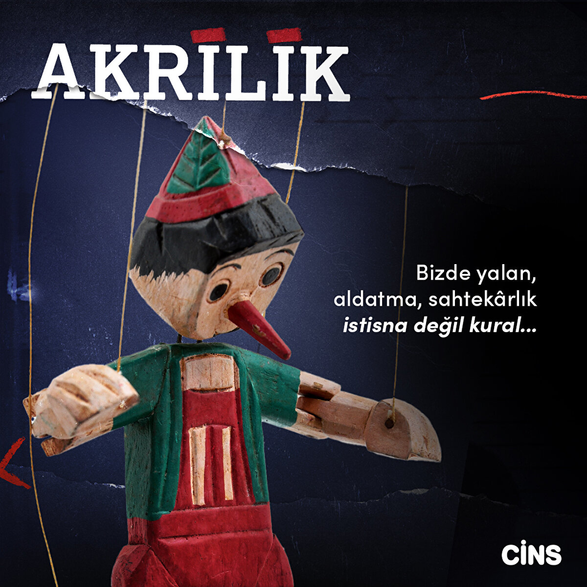 Akrilik
Bizde yalan, aldatma, sahtekârlık istisna değil kural...