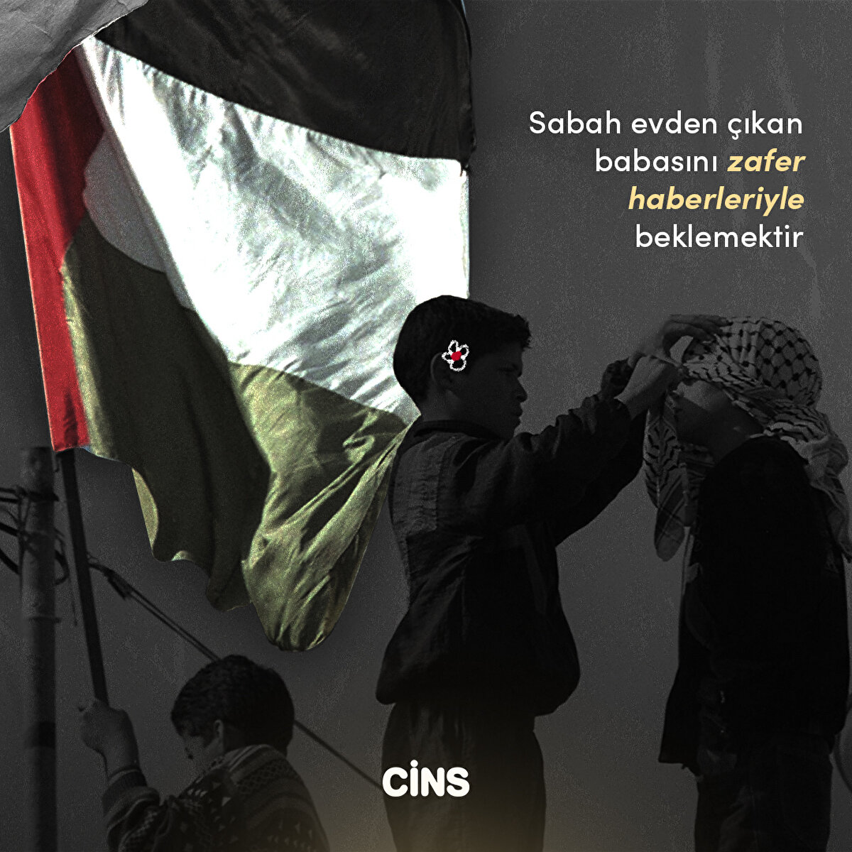  Sabah evden çıkan babasını zafer haberleriyle 
beklemektir Gazze’de çocuk olmak 