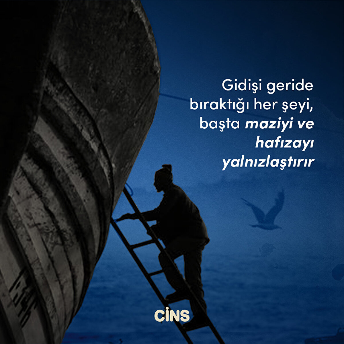 Gidişi geride bıraktığı her şeyi, başta maziyi ve hafızayı yalnızlaştırır