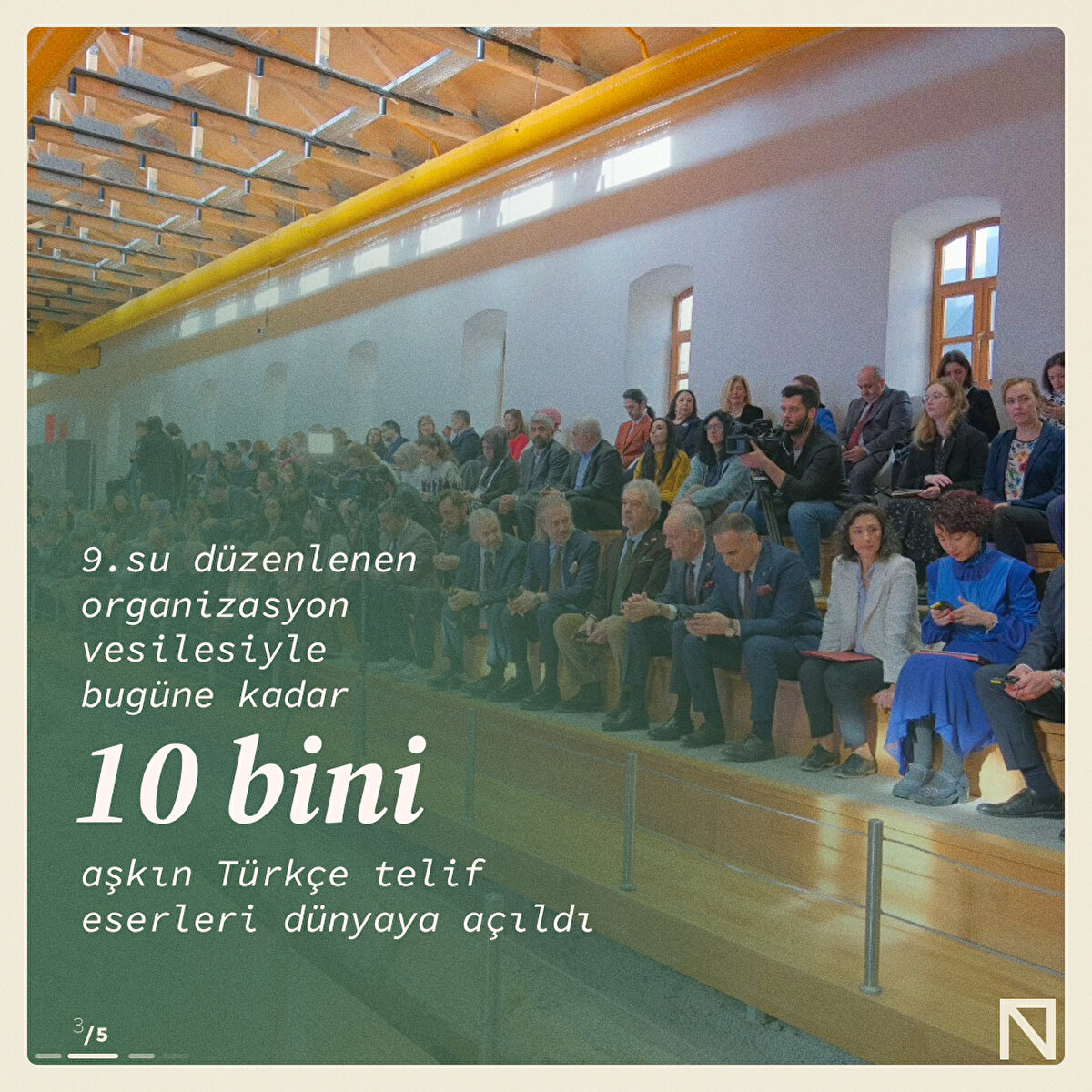 9.su düzenlenen organizasyon vesilesiyle bugüne kadar 10 bini aşkın Türkçe telif eserleri dünyaya açıldı