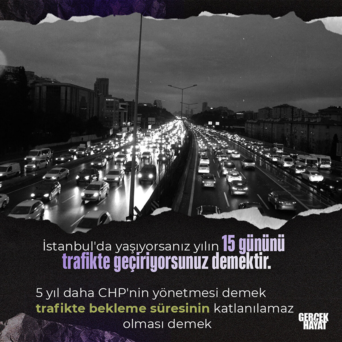 Her gün katlanarak artan trafik çilesi çığırından çıkar