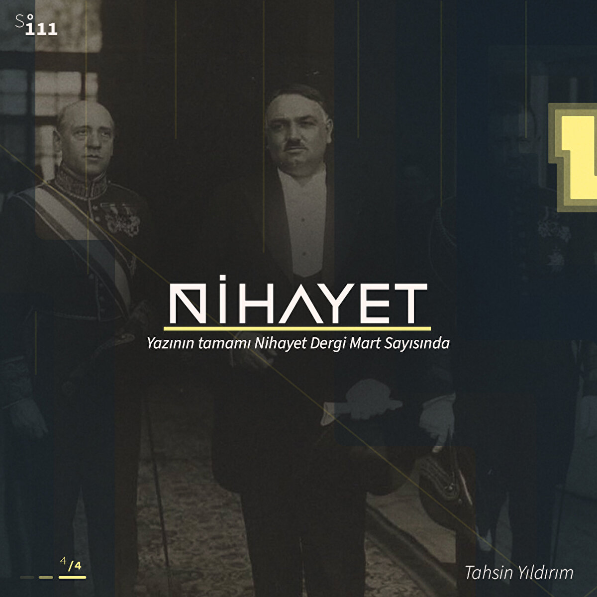 Yazının tamamı Nihayet Dergi Mart Sayısında