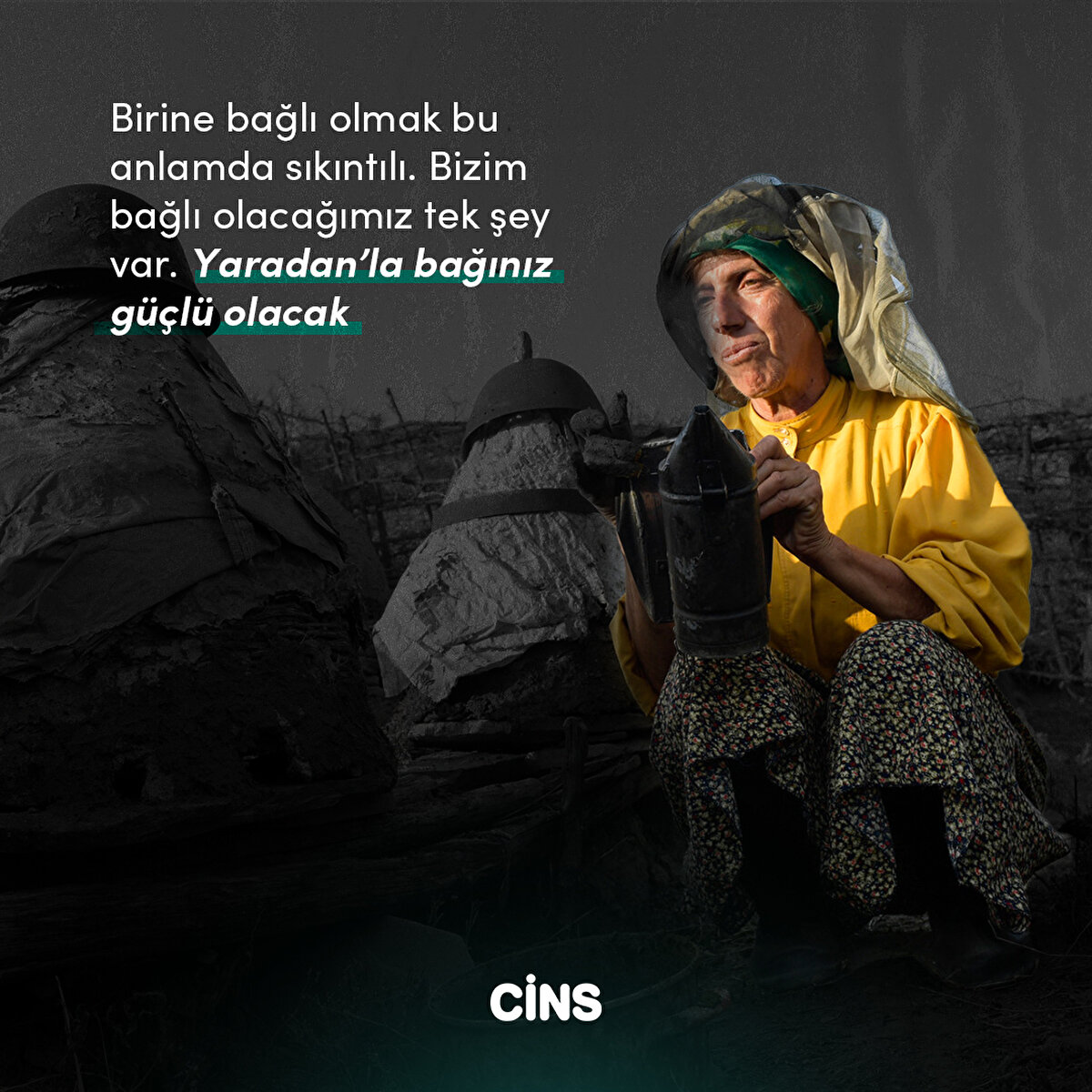 Birine bağlı olmak bu anlamda sıkıntılı. Bizim bağlı olacağımız tek şey var. Yaradan’la bağınız güçlü olacak