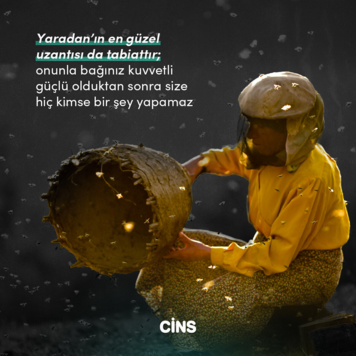 Yaradan’ın en güzel uzantısı da tabiattır; onunla bağınız kuvvetli güçlü olduktan sonra size hiç kimse bir şey yapamaz