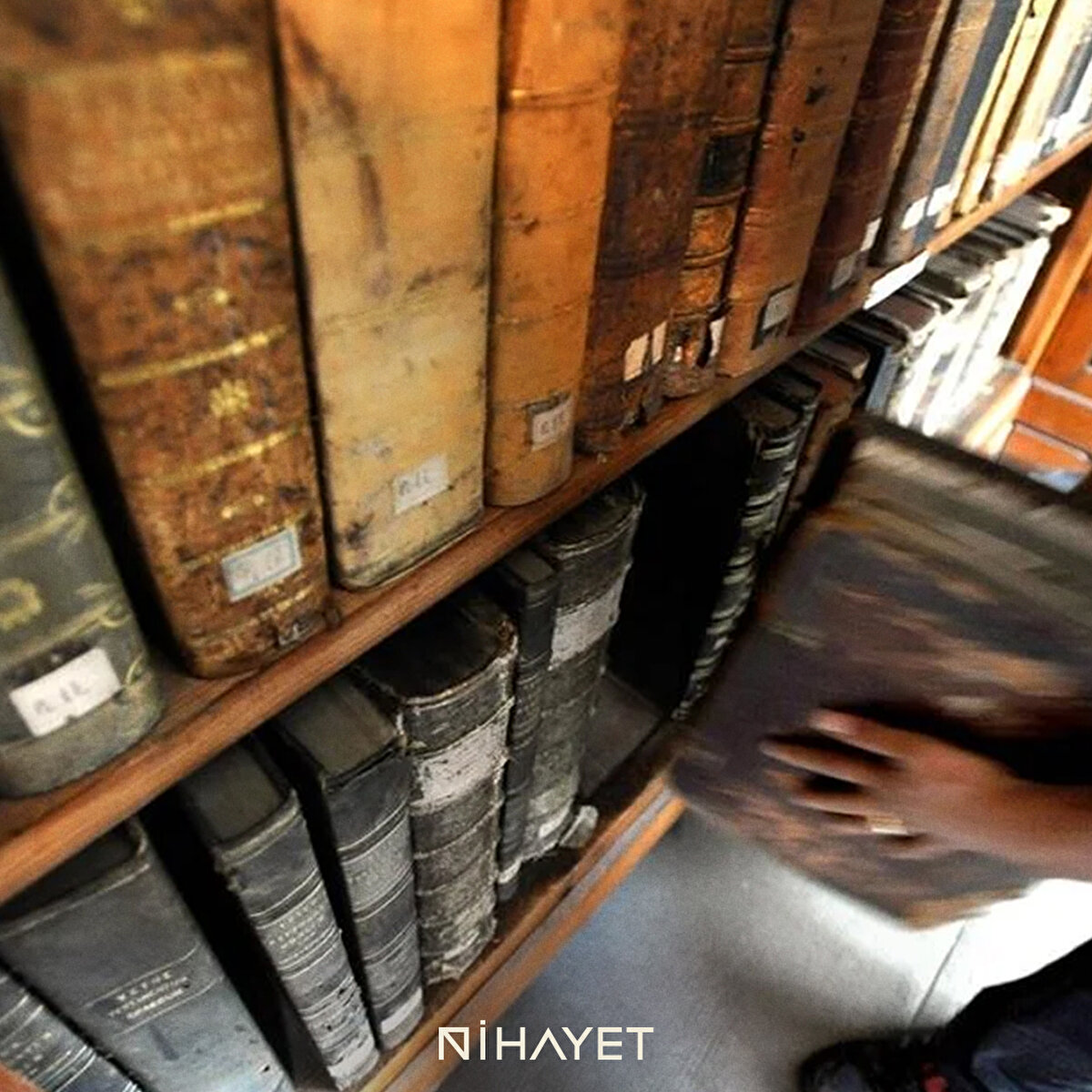 Öte yandan birbirinden değerli İngilizce, Fransızca, Eski Yunanca ve Latince dillerinde yazılmış kitaplar yer alıyor.