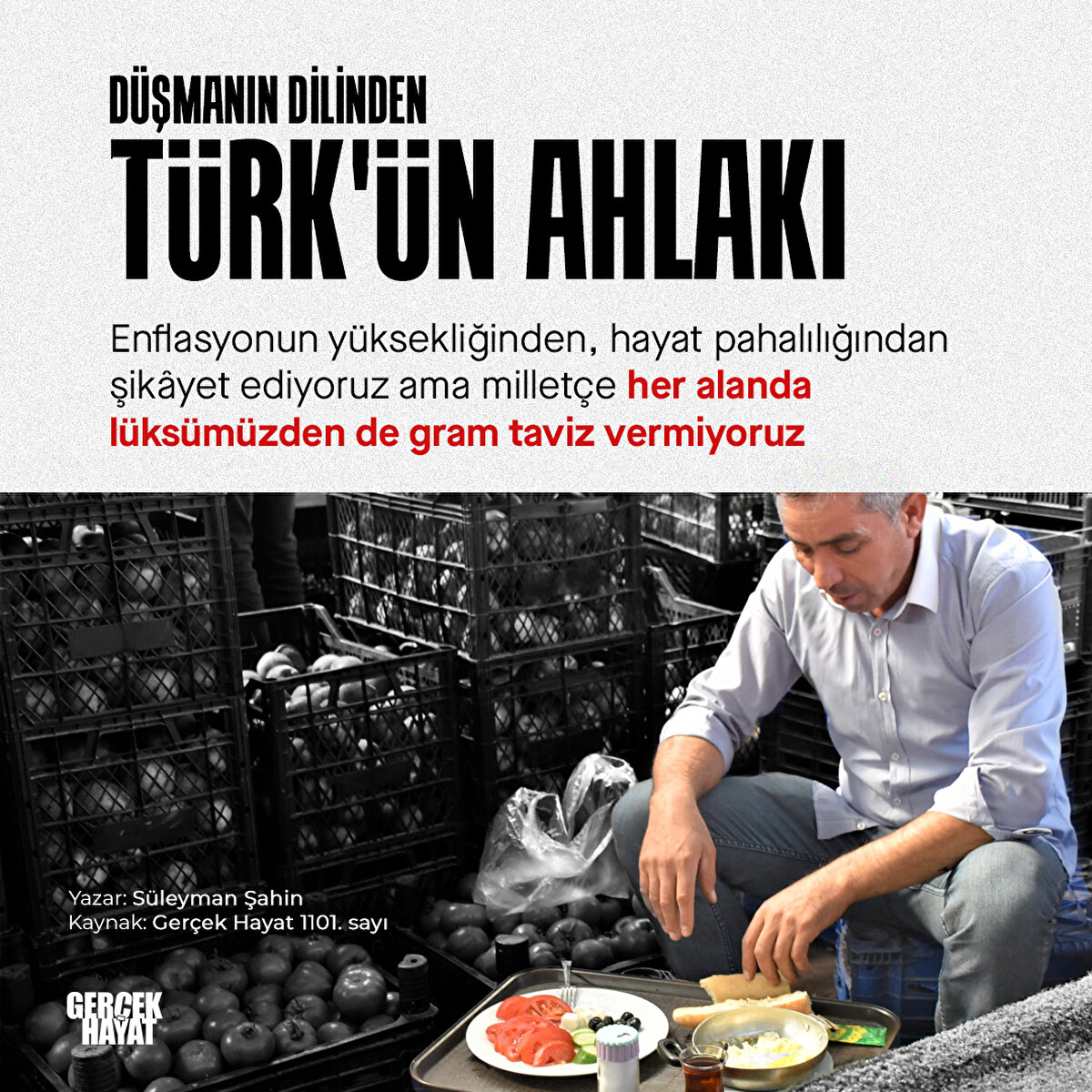 Milletçe her alanda lüksümüzden de gram taviz vermiyoruz