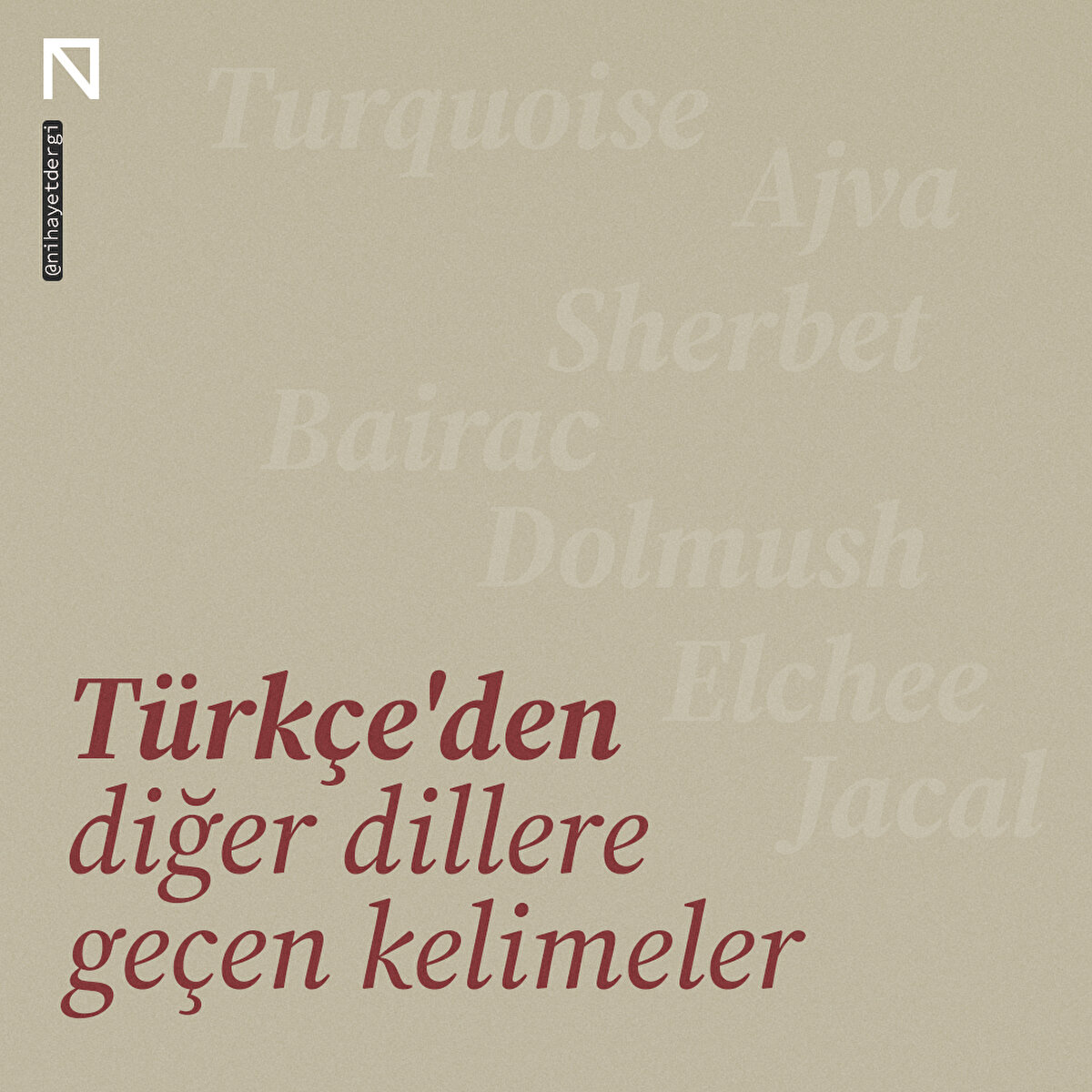 Türkçeden diğer dillere geçen kelimeler