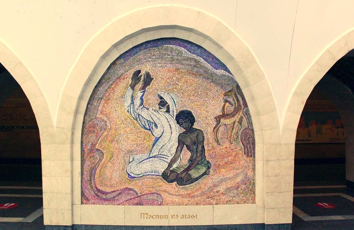 Mecnun ve Babası - Leylâ vü Mecnûn