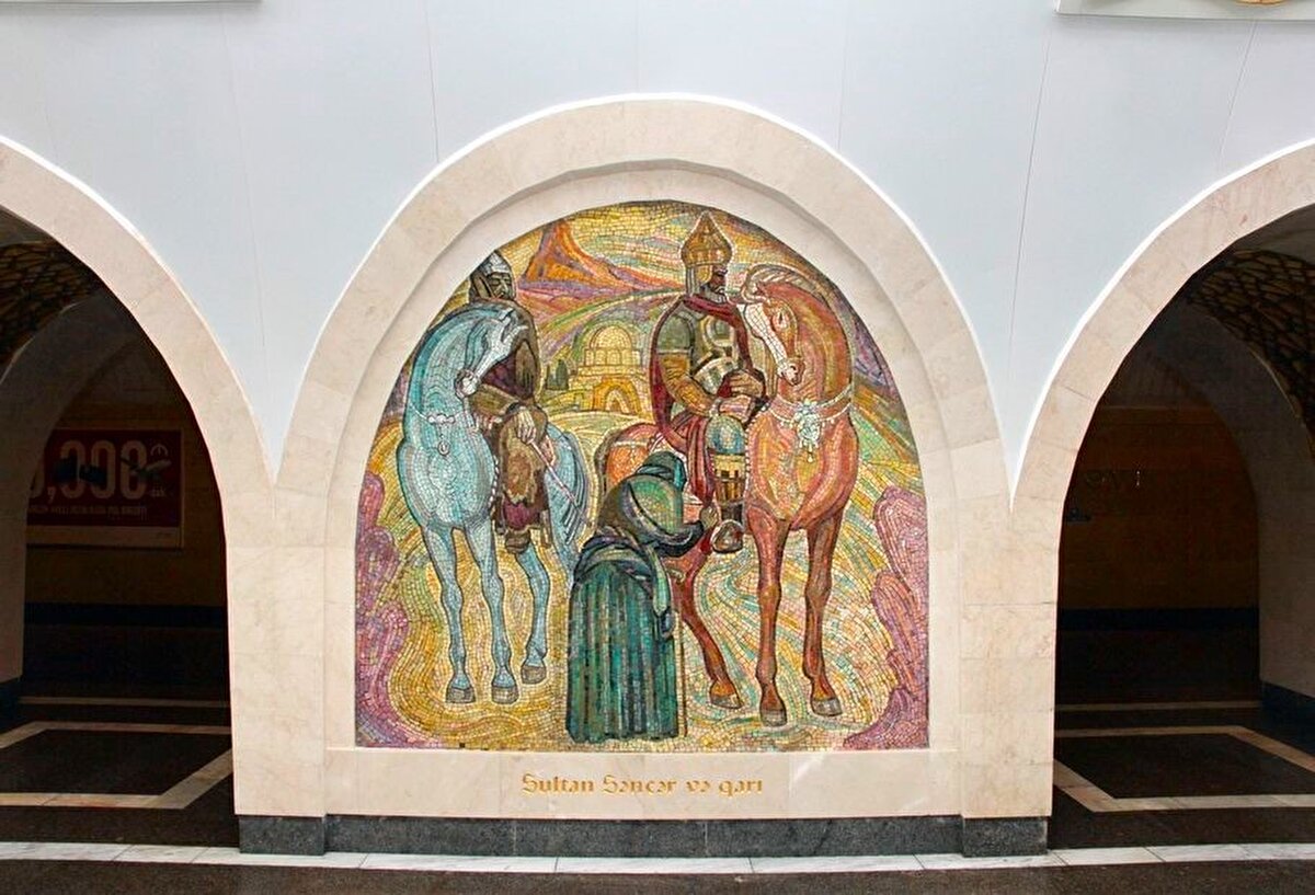 Sultan Sencer ve Yaşlı Kadın - Mahzenü’l-Esrâr