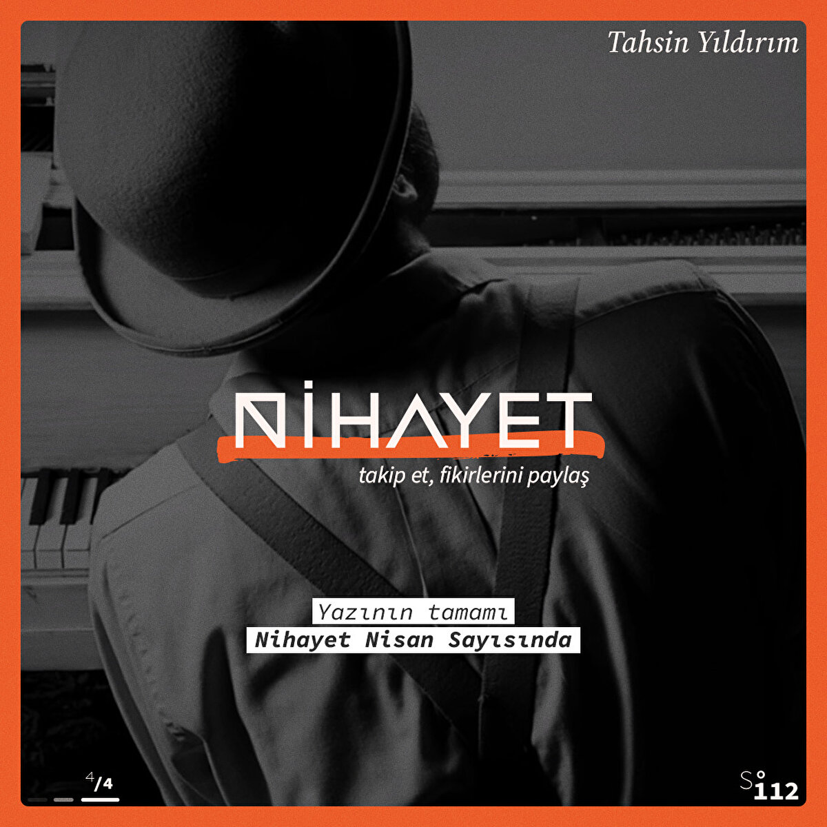 Yazının Tamamı Nihayet Nisan Sayısında