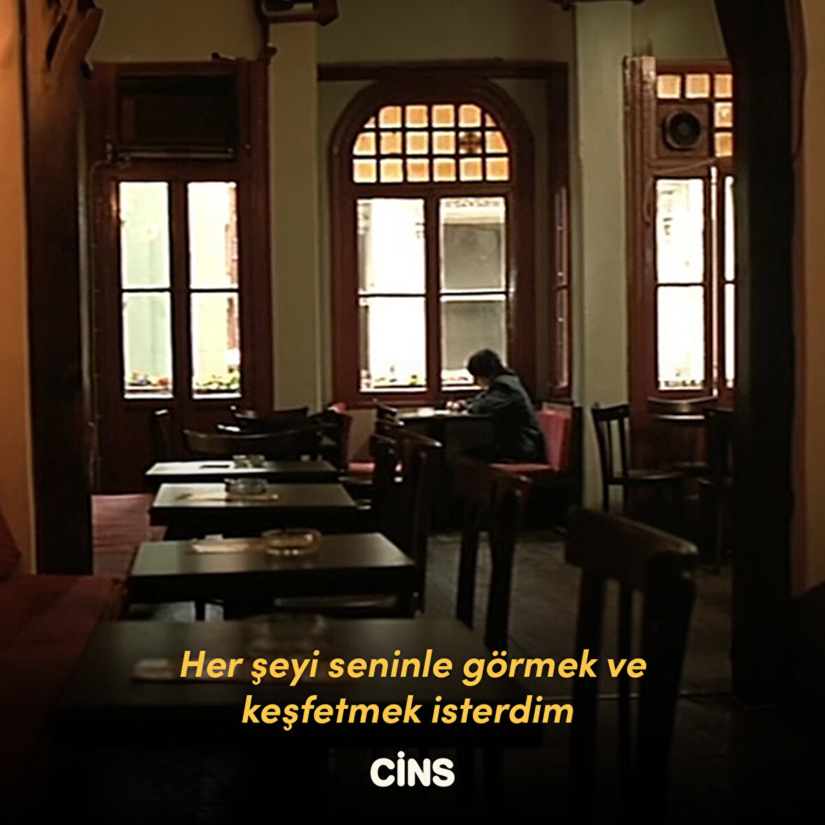 Her şeyi seninle görmek ve keşfetmek isterdim burada seninle