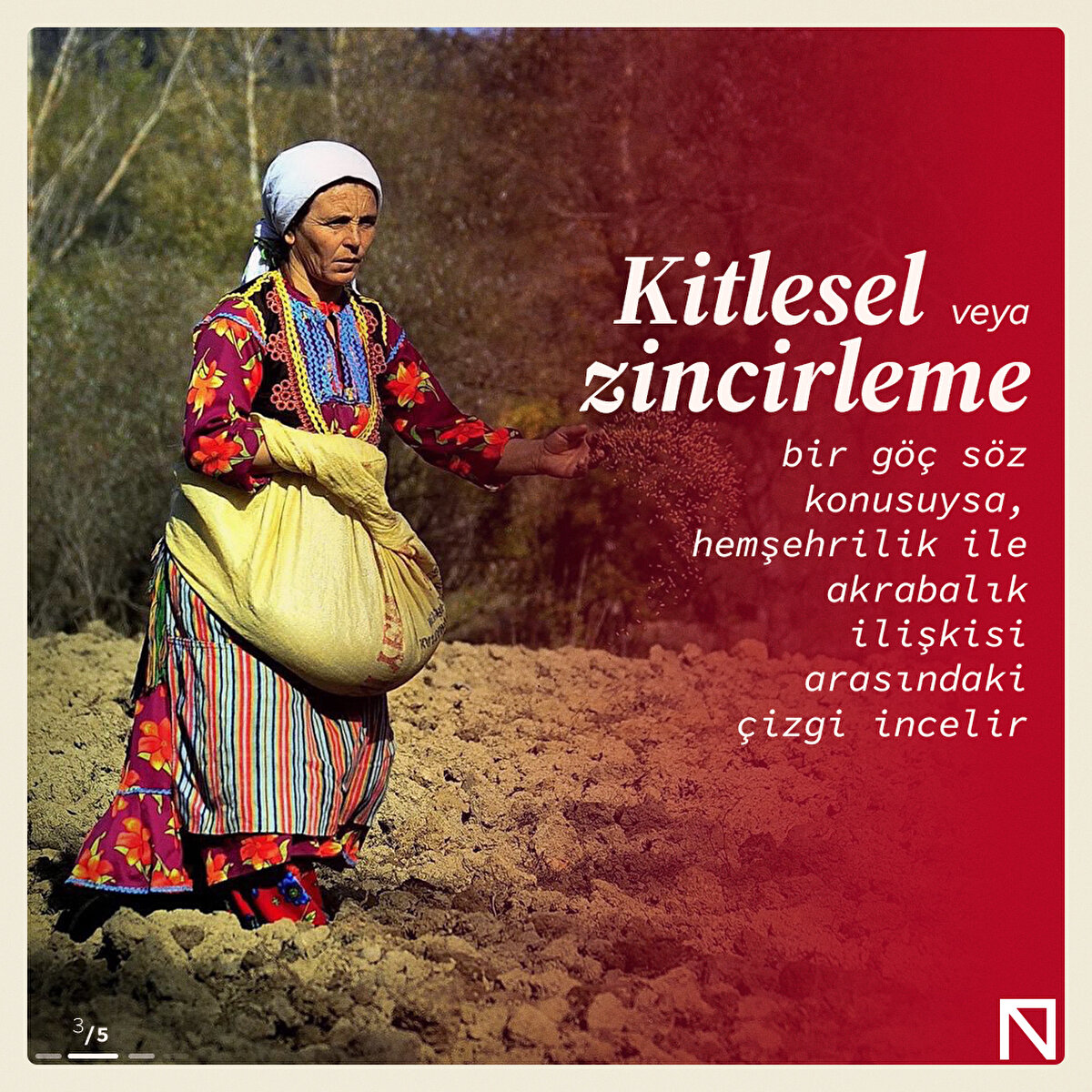 Kitlesel veya zincirleme bir göç söz konusuysa, hemşehrilik ile akrabalık ilişkisi arasındaki çizgi incelir