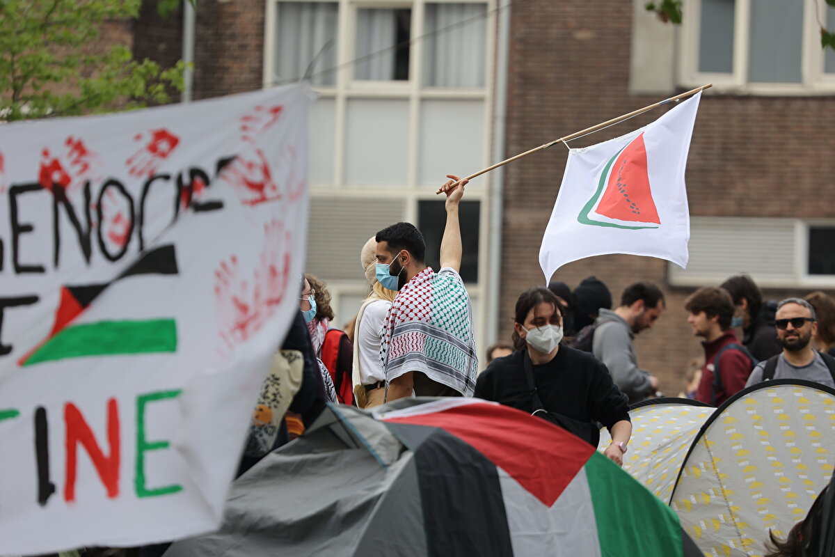 ​ABD genelinde üniversitelerde düzenlenen Filistin’e destek gösterilerinde çok sayıda kişi gözaltına alındı. 