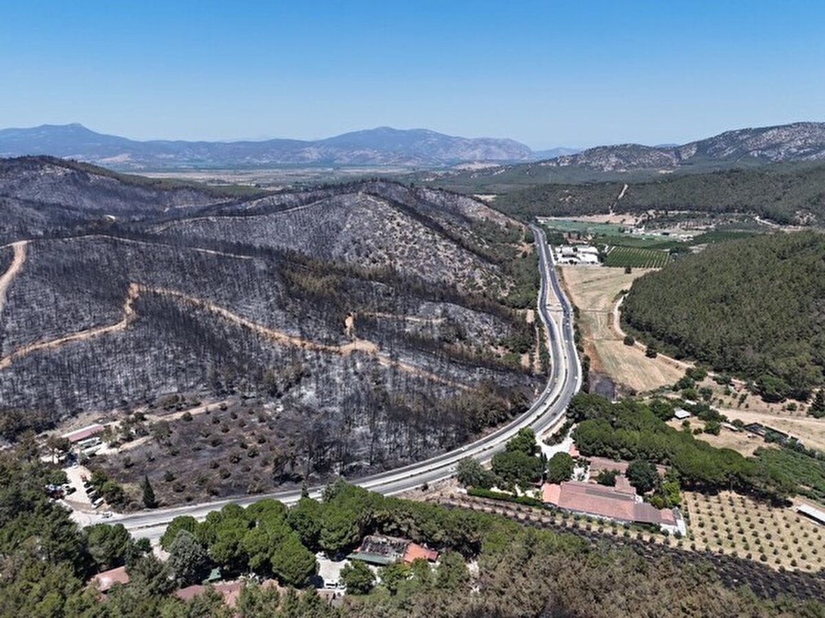 Efes'e su taşıyan antik su kemerlerinin bir bölümünün de yangında zarar gördüğünün belirlendiğini aktaran Sürücü, 'Sevindirici olan, Kuşadası sivil toplum örgütleri tarafından Tabiat Parkı olması için talep edilen Bahçecik Boğazı'na yangının sıçramaması oldu. Bunu havadan yapılan müdahale ve orman ekiplerinin büyük gayreti sağladı. Hava sıcaklığının 30 dereceden yüksek, rüzgar hızının 30 kmsaat üzerinde olması ve nispi nemin yüzde 30'un altında seyretmesi orman yangınlarının çıkması için, uygun meteorolojik şartları oluşturmaktadır. Ormanlarımızın korunması için, özellikle orman bölgelerinde cam vb. atıkların atılmaması, sigara kesinlikle içilmemesi, mangal ve benzeri ateşli aletlerin kullanılmaması gerekir. Herkes bu konuda dikkatli ve duyarlı olmalı, olumsuz faaliyette bulunan kişileri uyarmalı ve ilgili kurumlara bildirmelidir' ifadelerini kullandı.