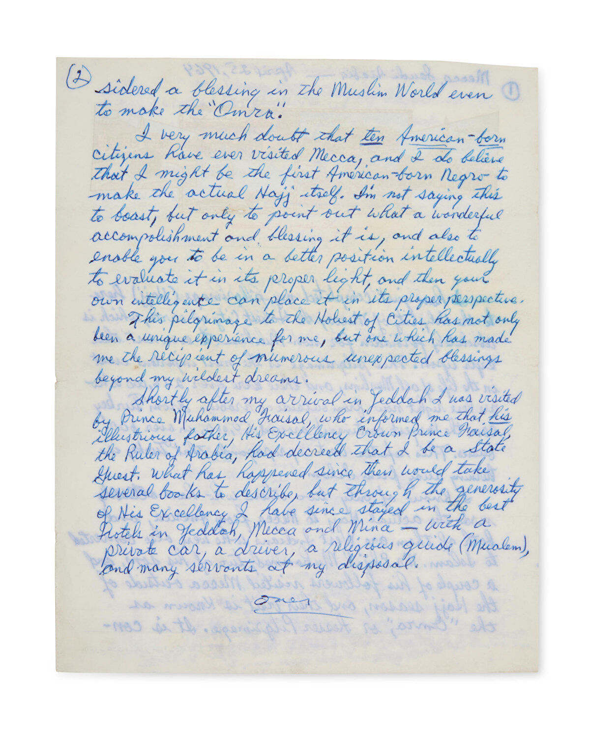 Malcolm Little, diğer adıyla Malcolm X, 1964 senesinde hac farizasını yerine getirmek üzere ABD’den Suudi Arabistan’a gitti. Bu hac yolculuğu, onun hayatında hem ruhsal hem de ideolojik açıdan çok önemli bir dönüşüme işaret ediyordu. Malcolm X, yaşadıklarının ardından hacın kendisi üzerinde yarattığı derin etki hakkında kapsamlı yazılar yazdı. 