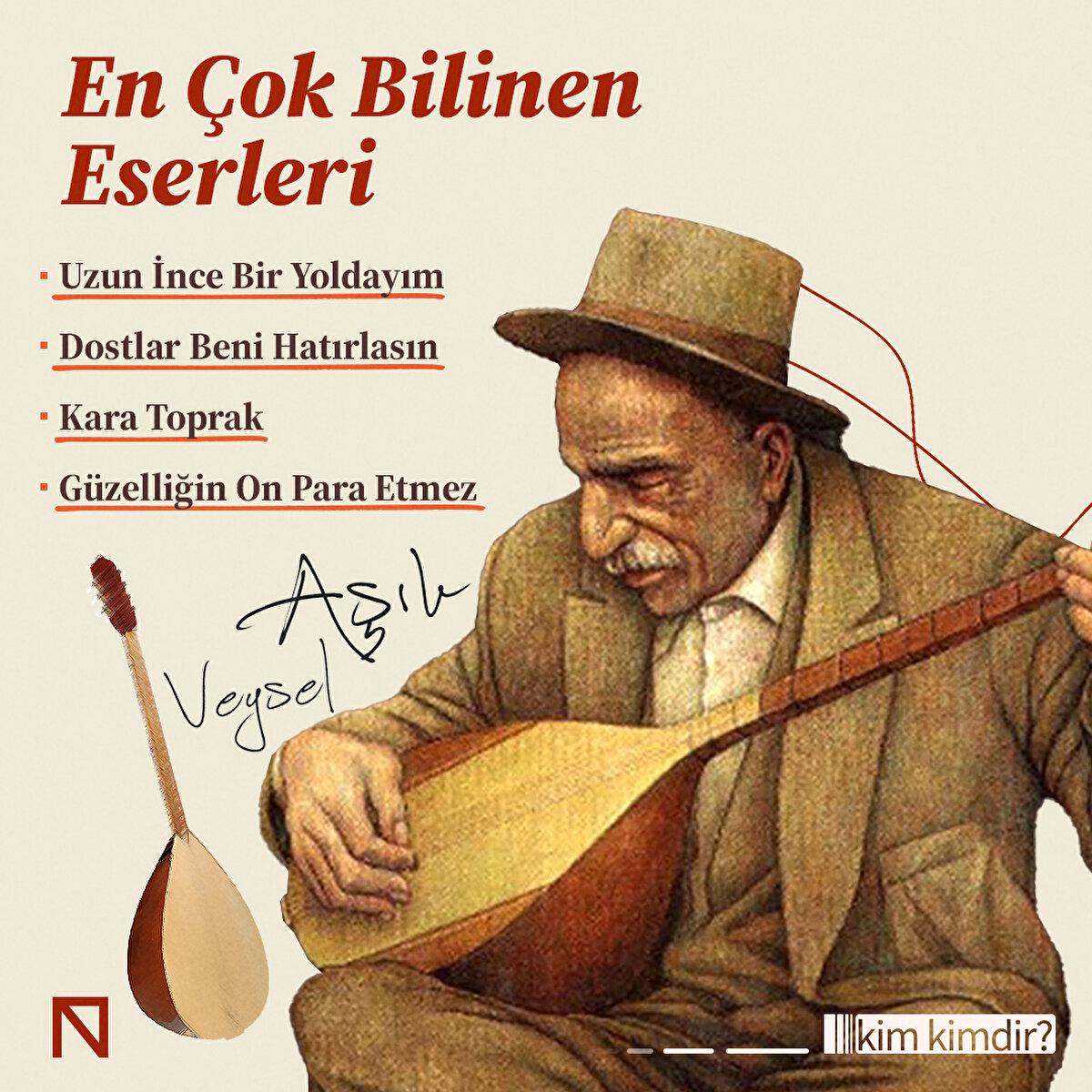 "Ben giderim adım kalır
Dostlar beni hatırlasın
Düğün olur bayram gelir
Dostlar beni hatırlasın"