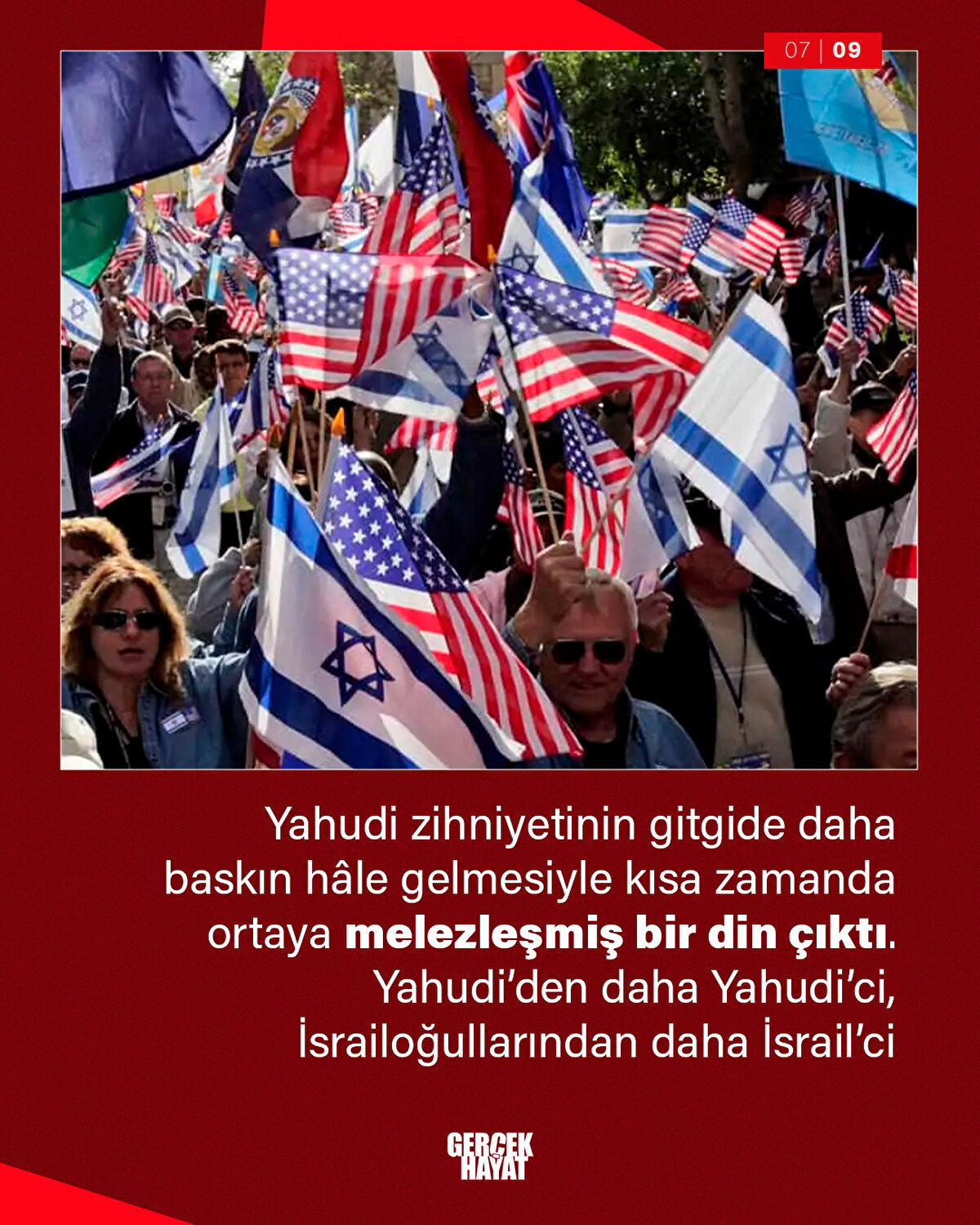 Yahudi zihniyetinin gitgide daha baskın hâle gelmesiyle kısa zamanda ortaya melezleşmiş bir din çıktı