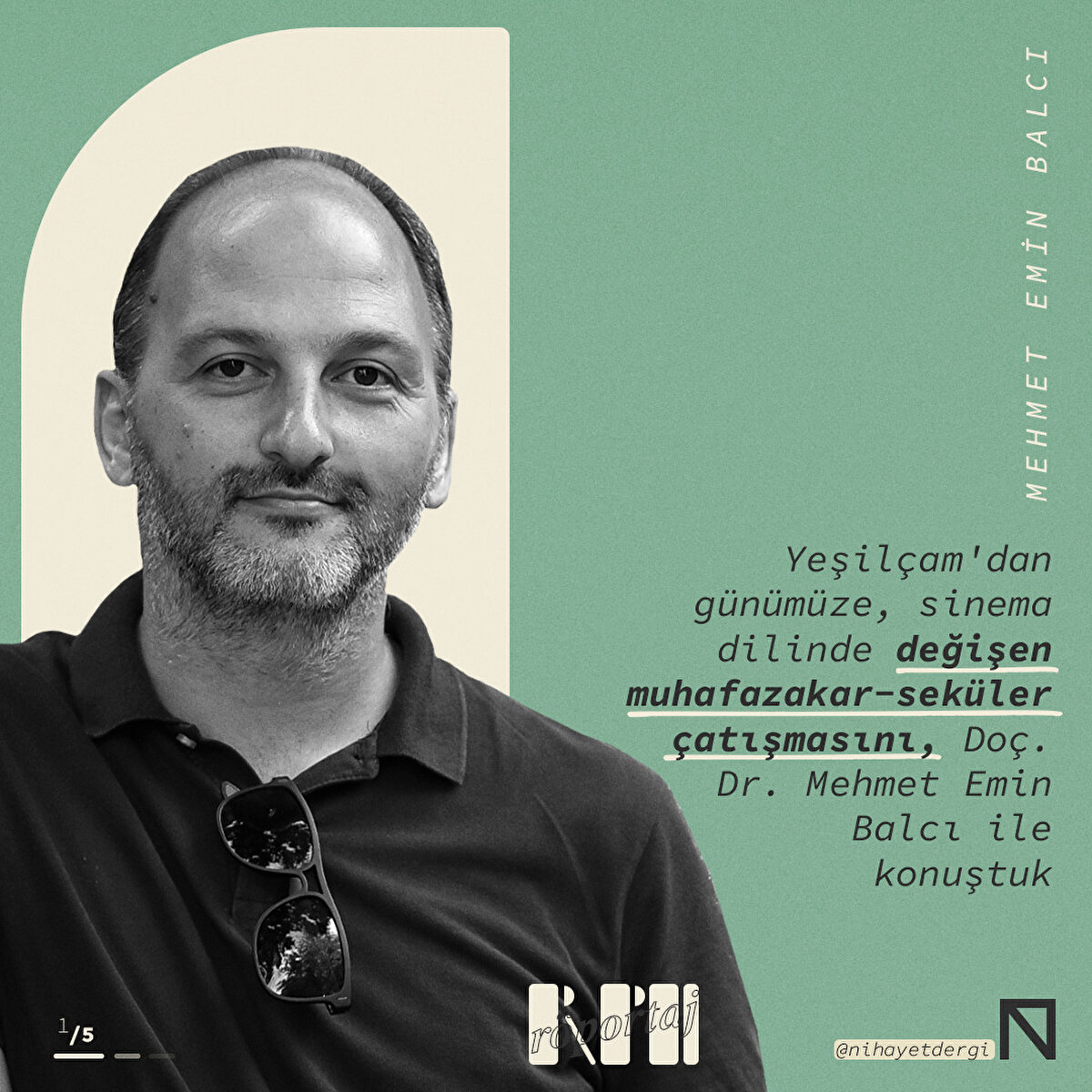 Yeşilçam'dan günümüze, sinema dilinde değişen muhafazakar-seküler çatışmasını, Doç. Dr. Mehmet Emin Balcı ile konuştuk