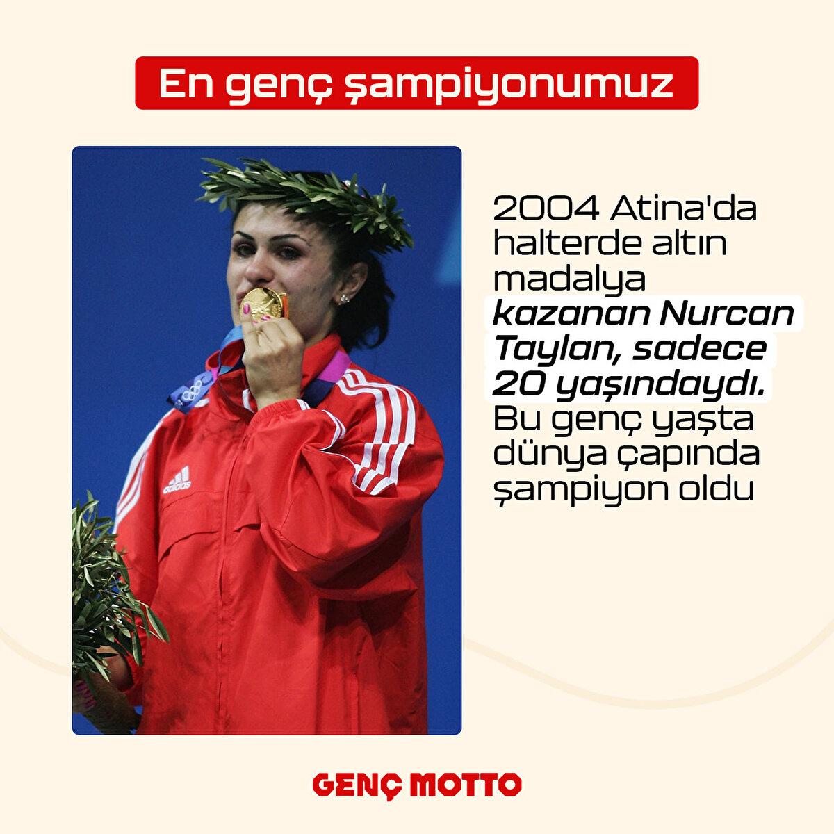 En genç şampiyonluğu Nurcan Taylan 20 yaşında elde etti 