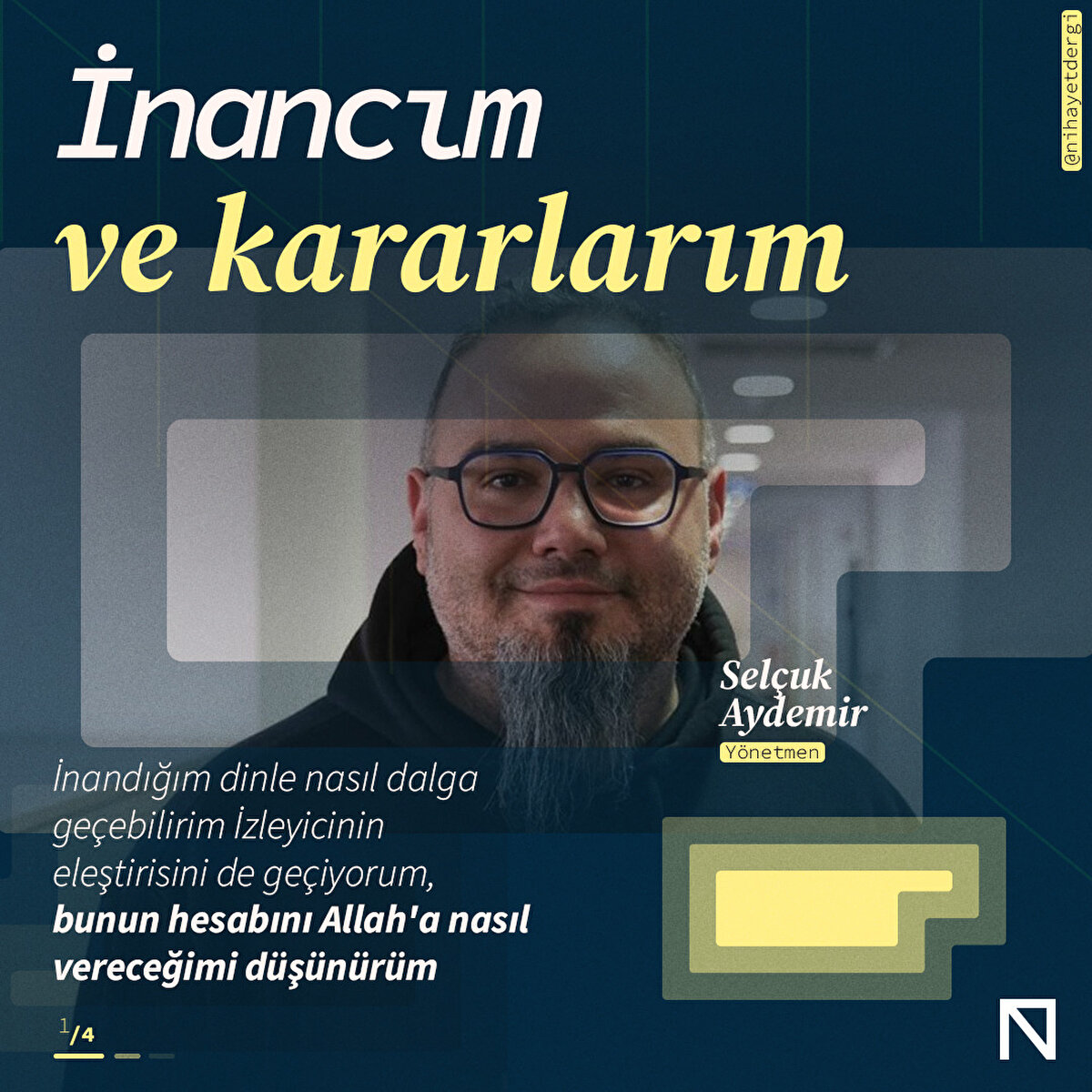 İnandığım dinle nasıl dalga geçebilirim İzleyicinin eleştirisini de geçiyorum, bunun hesabını Allah'a nasıl vereceğimi düşünürüm