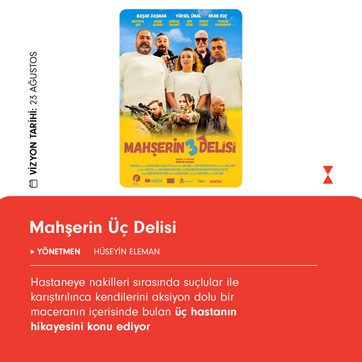 Film, sosyal fobi, şizofreni ve &#231;oklu kişilik tedavisi g&#246;rmek i&#231;in hastaneye nakledilen &#252;&#231; hastanın, su&#231;lular ile karıştırılıp su&#231; &#246;rg&#252;t&#252; tarafından ka&#231;ırılışlarını hikaye ediniyor.