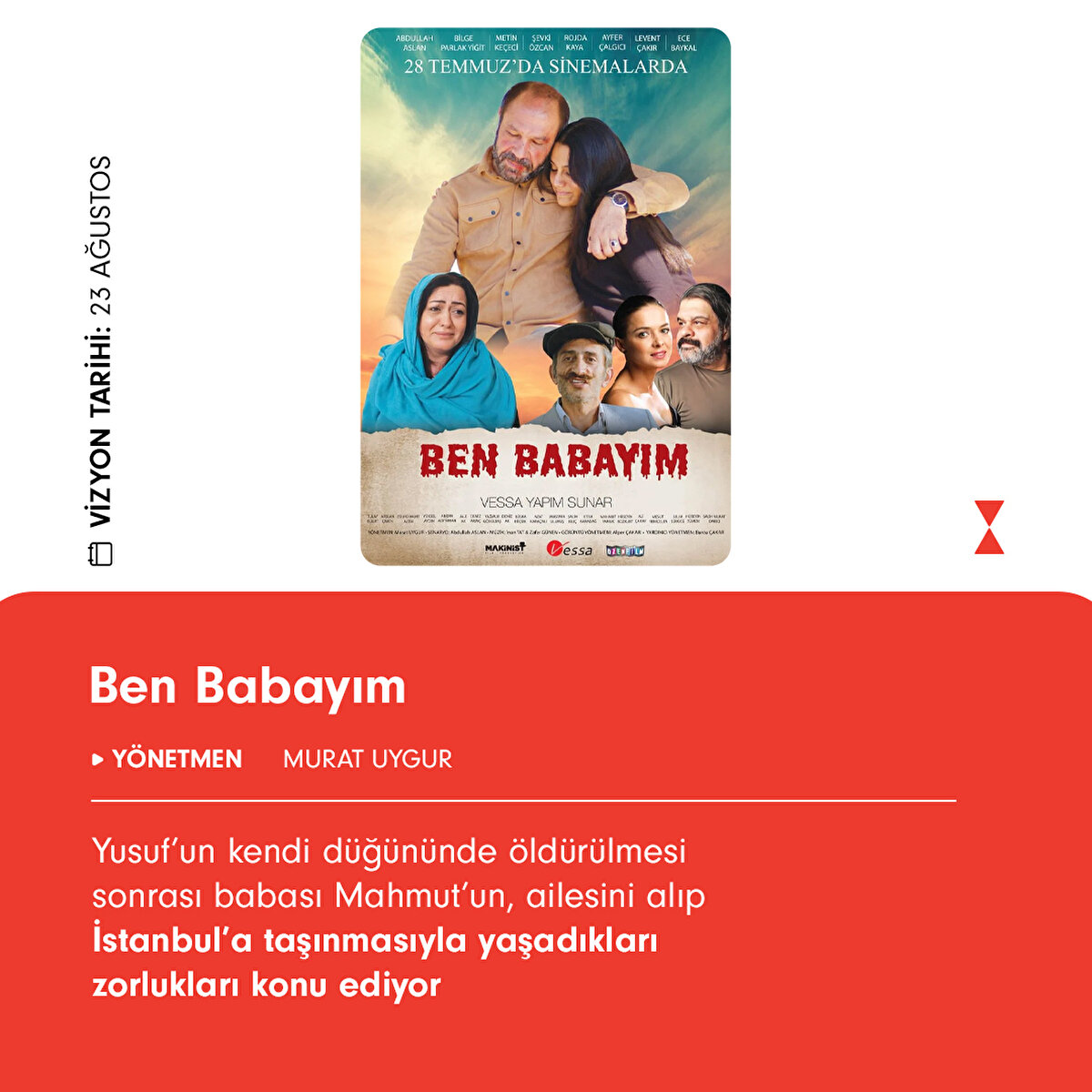 Bir ailenin hayata tutunma &#231;abasını anlatan dram filmi, bir demir ustası olan Mahmut'un yaşanan kayıplardan sonra m&#252;cadelesini ve ailesini korumasını konu ediniyor.