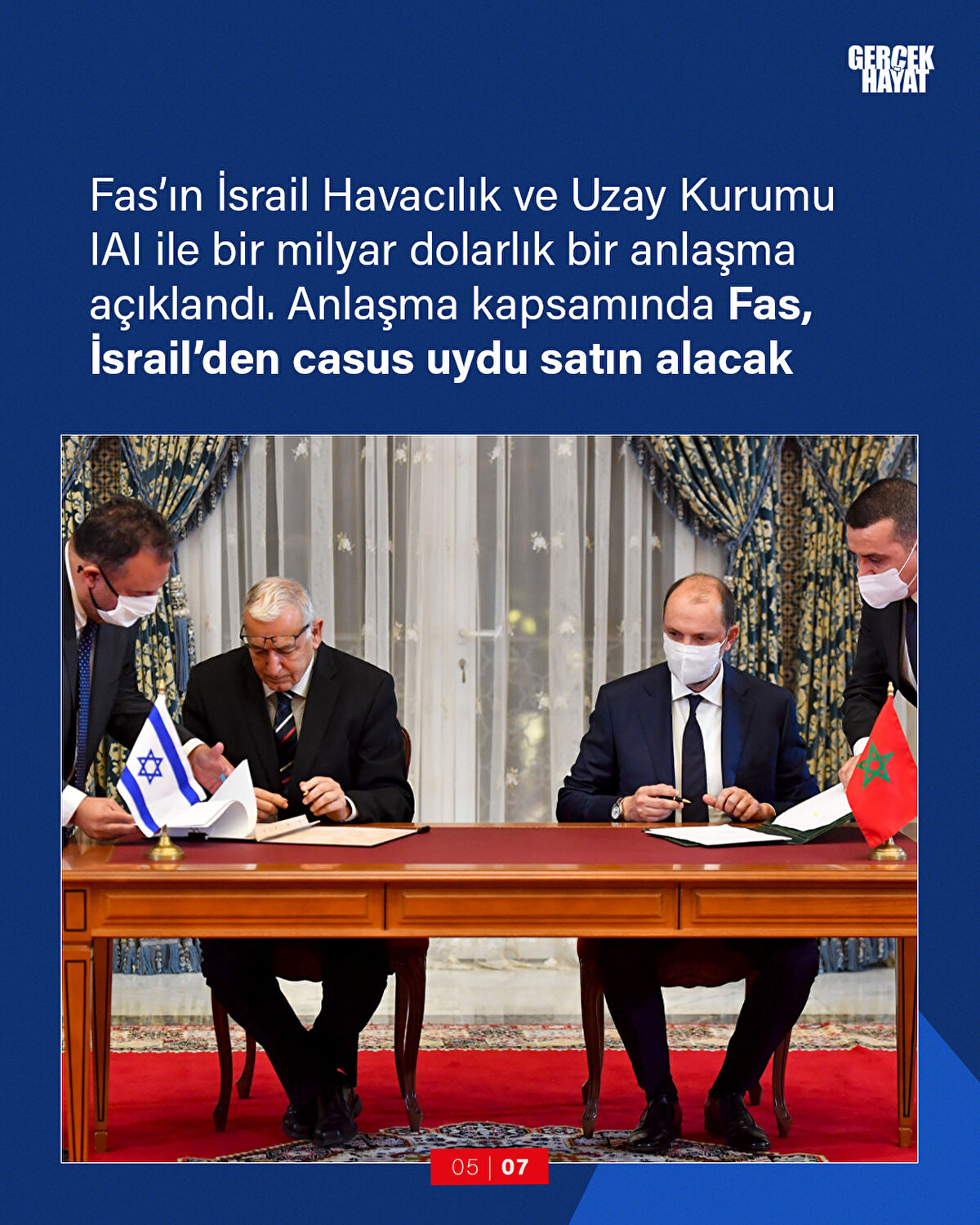 Fas’ın İsrail Havacılık ve Uzay Kurumu IAI ile bir milyar dolarlık bir anlaşma açıklandı