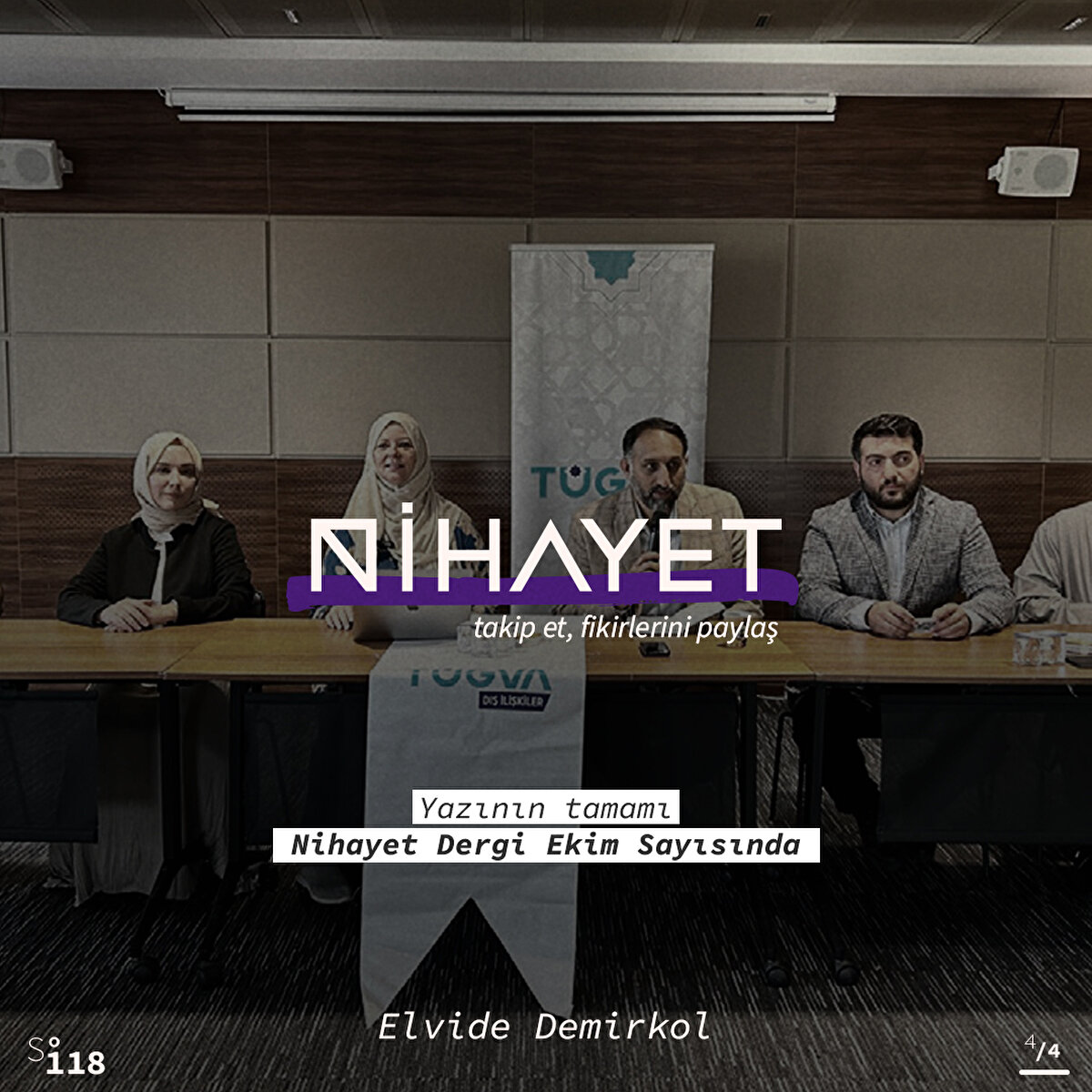 Yazının tamamı Nihayet Dergi Ekim Sayısında