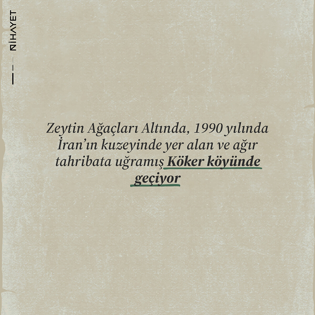 
Nihayet Dergi 100. Sayısı 👇🏻
'Beş Duyu ve Şehir