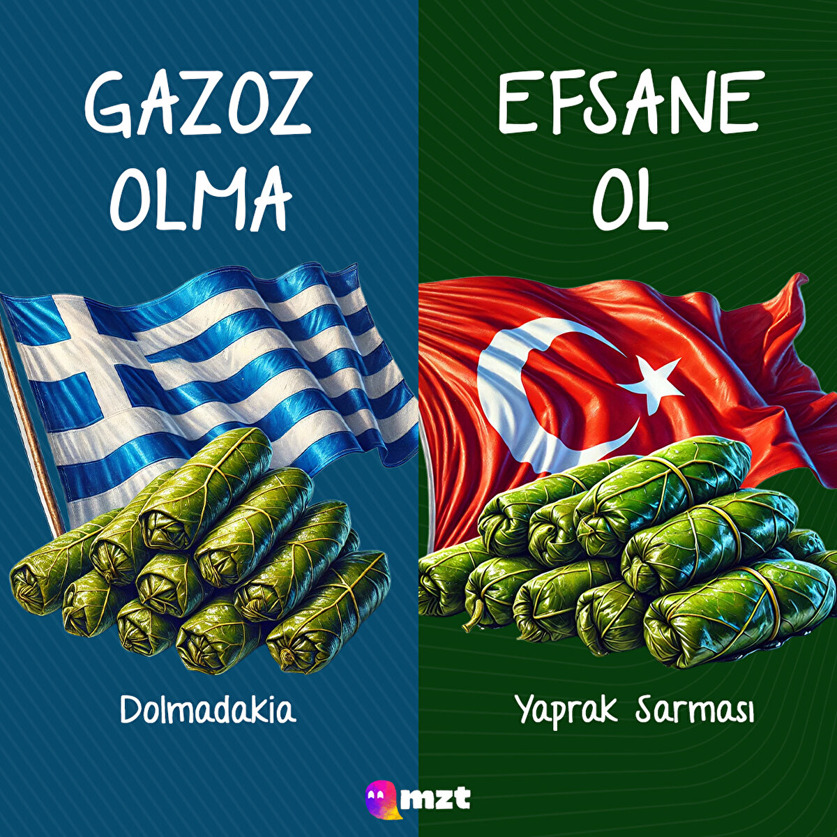 Dolmadakia vs. Yaprak Sarması