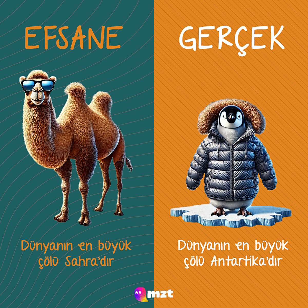 Dünyanın en büyük çölü yaygın bilinen yanlışın aksine Antartikadır