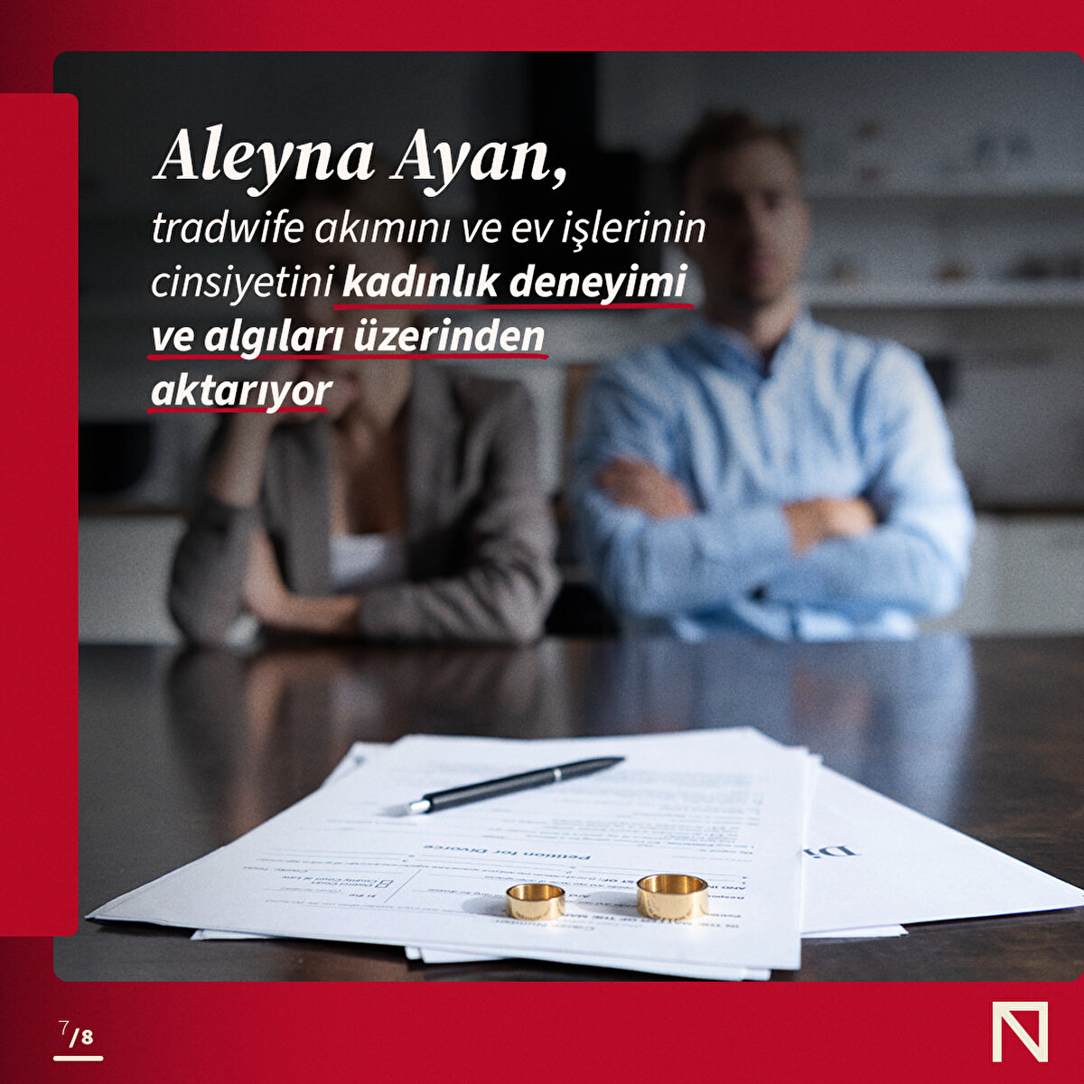 Aleyna Ayan, tradwife akımını ve ev işlerinin cinsiyetini kadınlık deneyimi ve algıları üzerinden aktarıyor