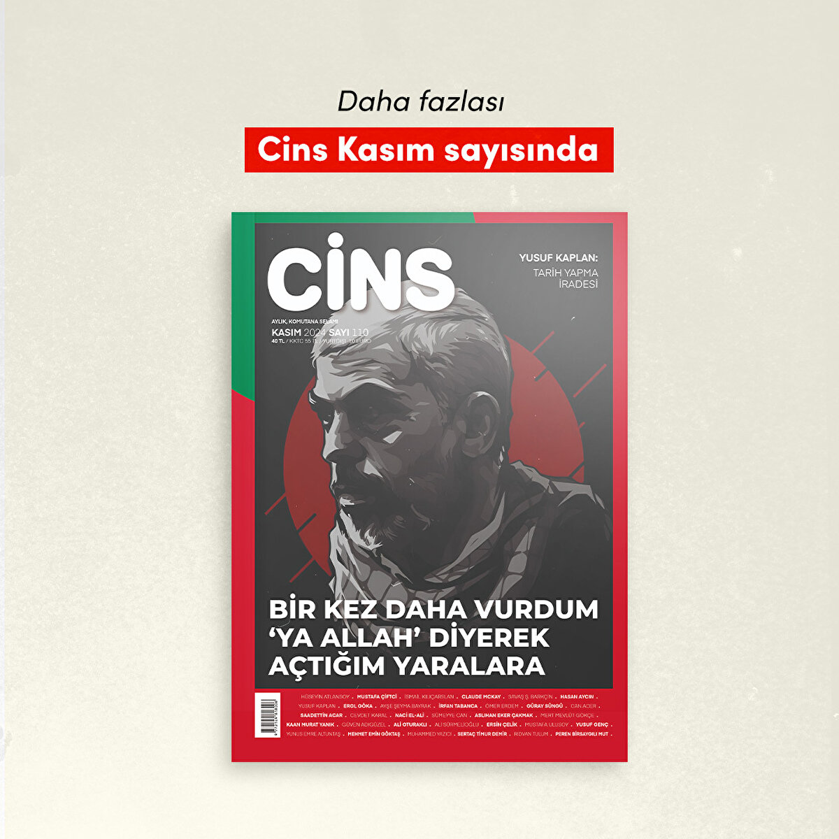 Daha fazlası Cins Kasım sayısında