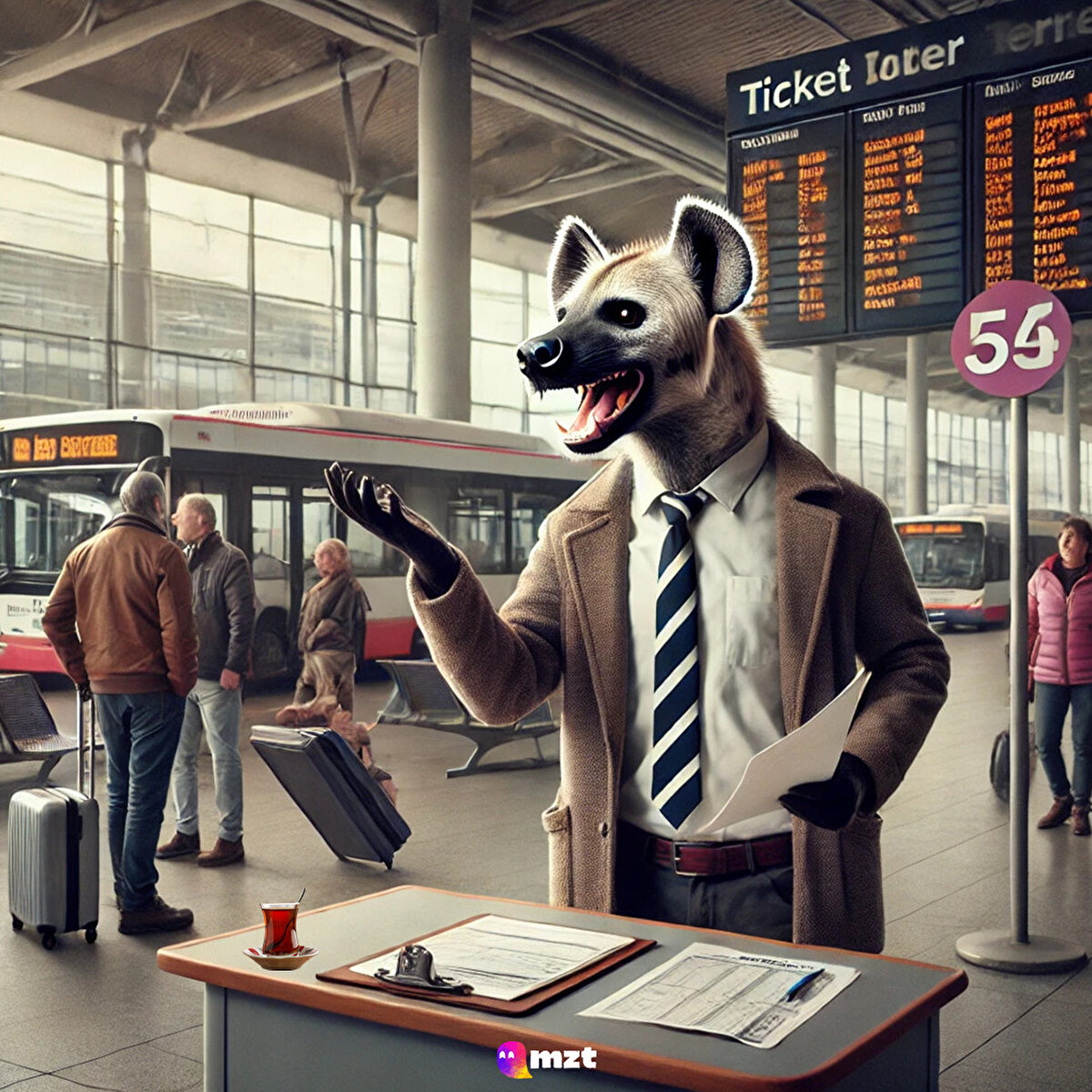 Bilet&#231;i sırtlan