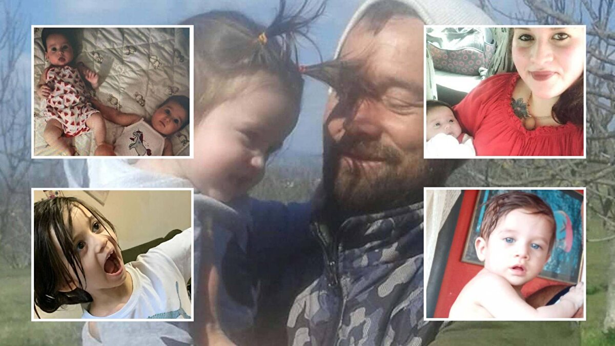 Alevler kısa sürede evi sararken, içeride bulunan Aras Bulut Akcan (1) ve Masal Işık Akcan (2), Aslan Miraç Akcan (3), Funda Peri Akcan (4), Fadime Nefes Akcan (5) kardeşler mahsur kaldı. 