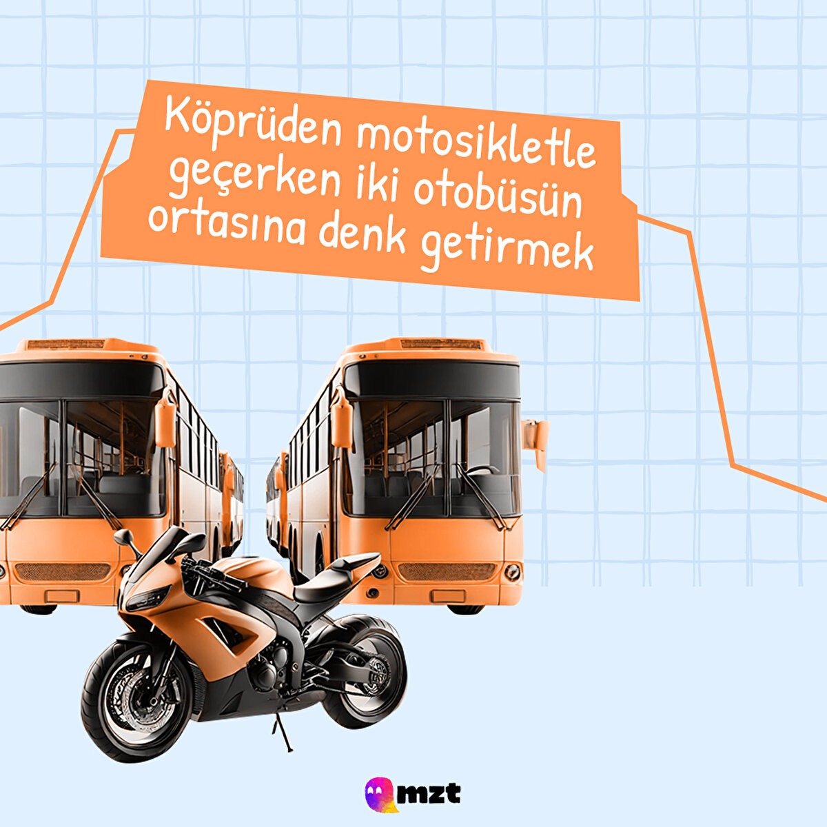 Otobüs aralarından ilerleyin