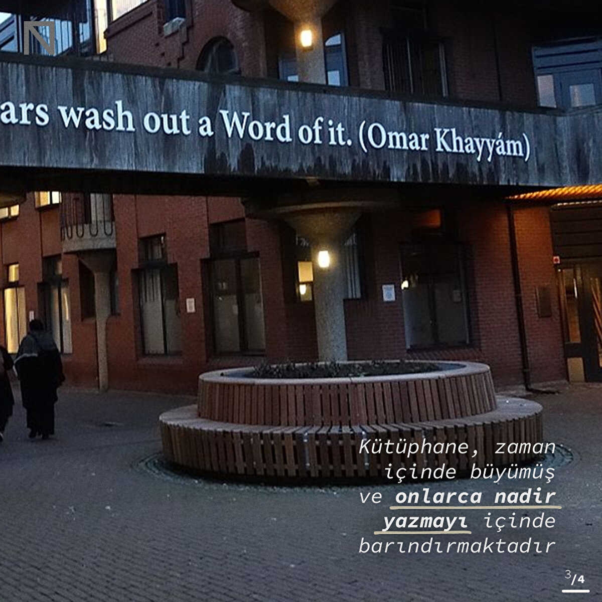 Kütüphane, zaman içinde büyümüş ve onlarca nadir yazmayı içinde barındırmaktadır