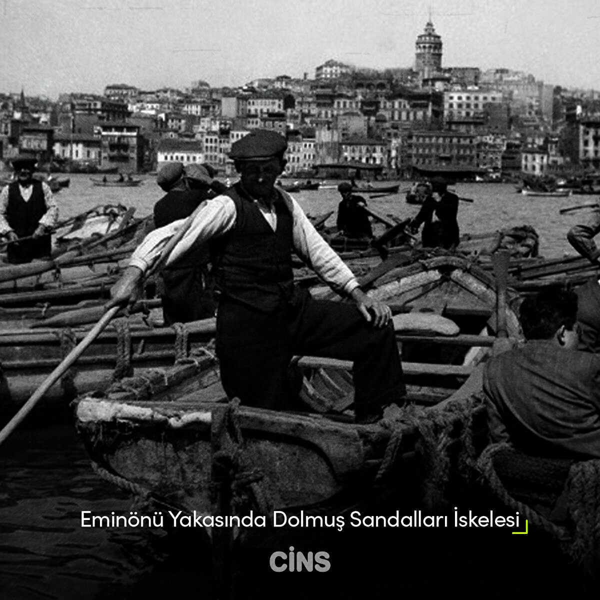 Eminönü Yakasında Dolmuş Sandalları İskelesi