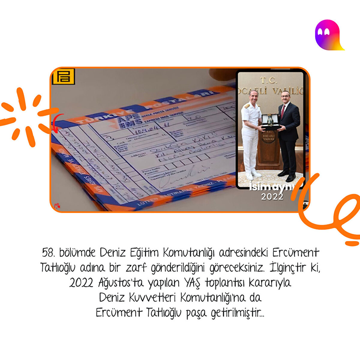 2022 yılına da bir gönderme var...