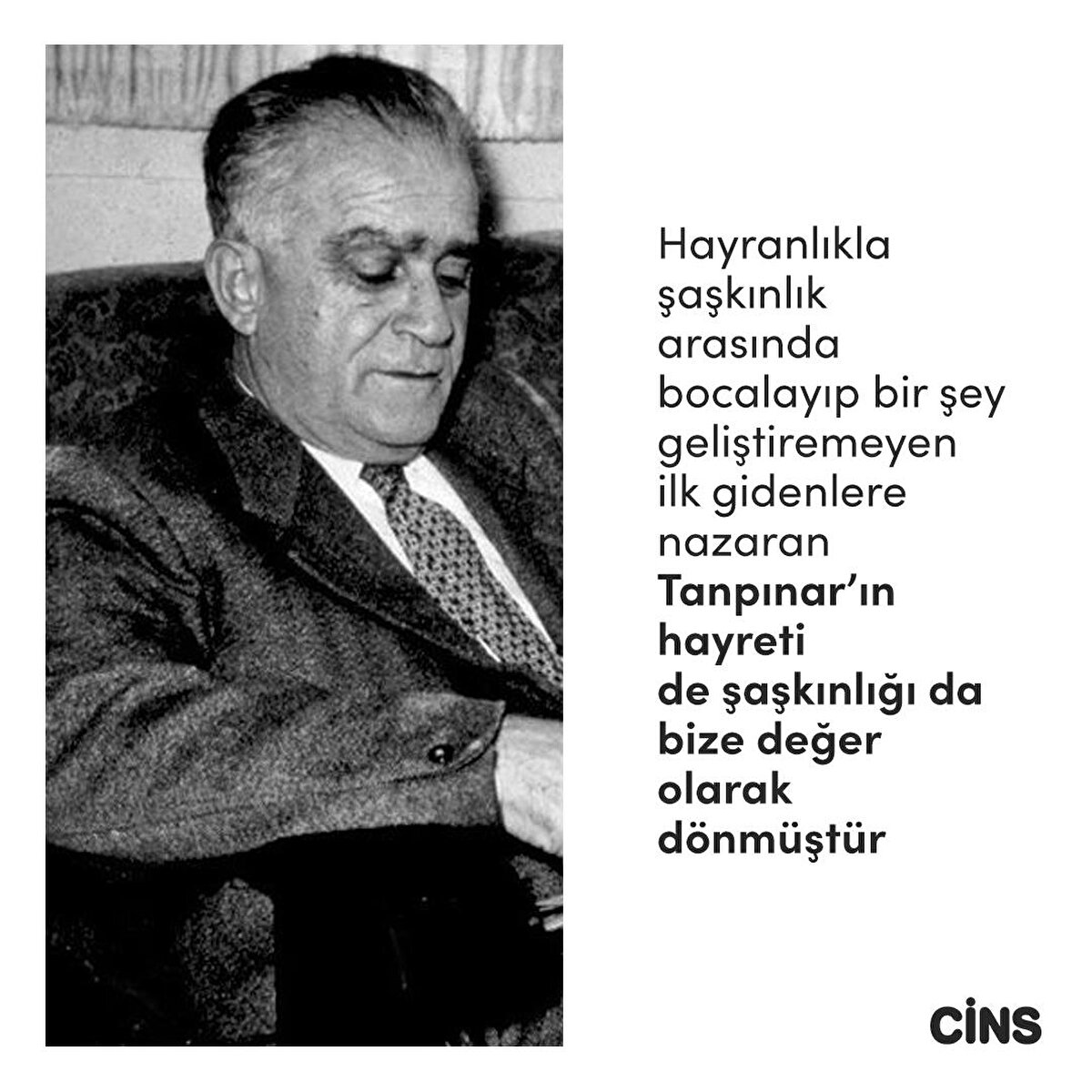 Hayranlıkla şaşkınlık arasında bocalayıp bir şey geliştiremeyen ilk gidenlere nazaran Tanpınar’ın hayreti
de şaşkınlığı da bize değer olarak dönmüştür
