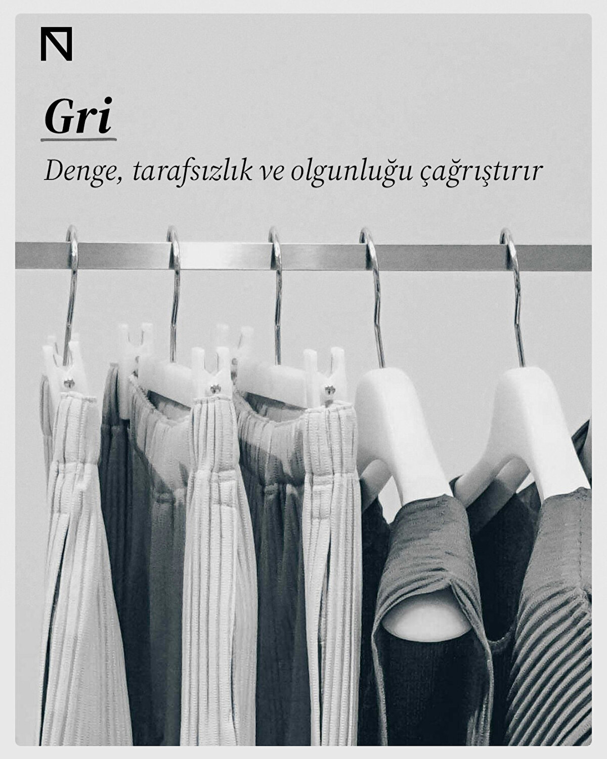 Denge, tarafsızlık ve olgunluğu çağrıştırır