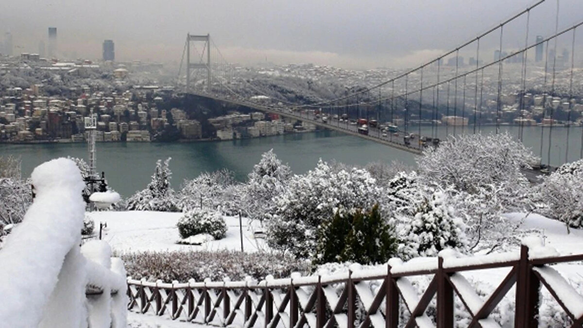 İstanbul'un da yüksek kesimlerinde kar bekleniyor.