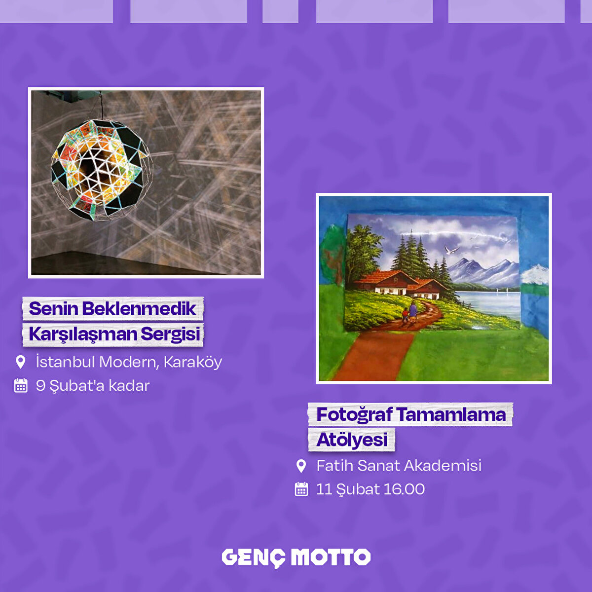 Senin Beklenmedik Karşılaman Sergisi - Fotoğraf Tamamlama Atölyesi 