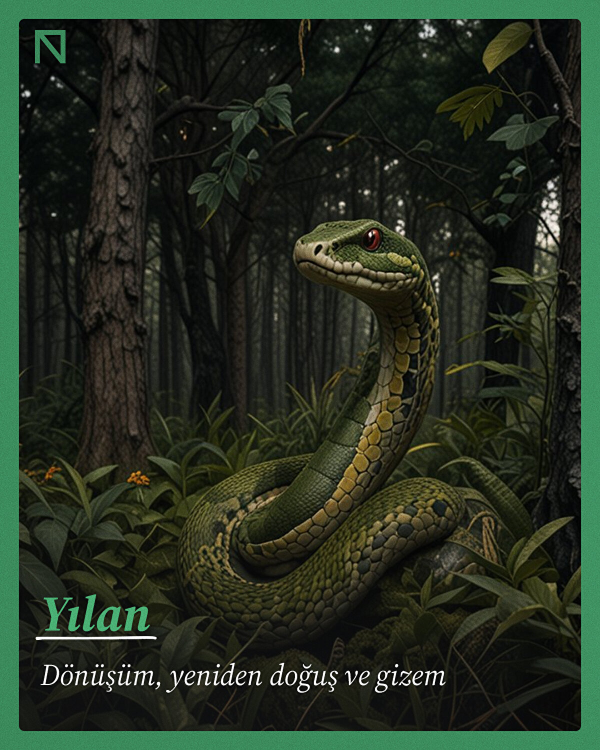 Dönüşüm, yeniden doğuş ve gizem