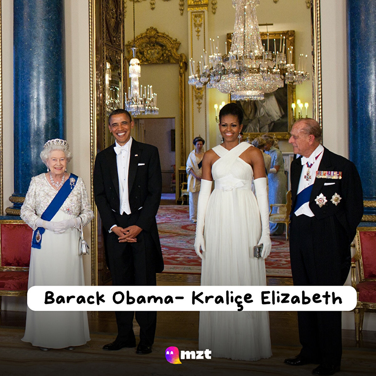 Barack Obama-Kraliçe Elizabeth