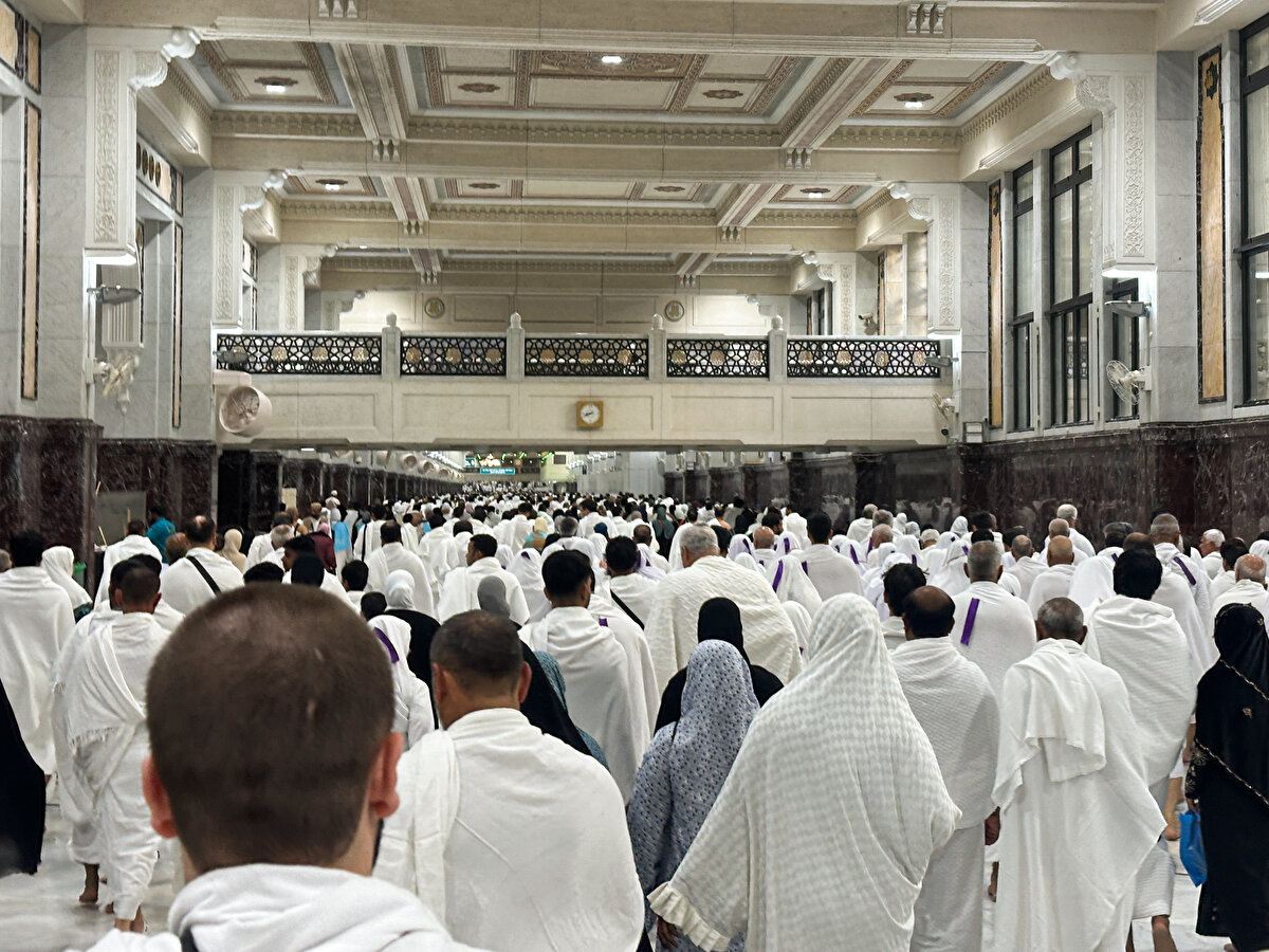 Açık ve kapalı ibadet alanlarına sahip mescid, toplamda 400.800 metrekarelik bir alanı kaplamakta ve 820.000 kişilik kapasiteye sahip.